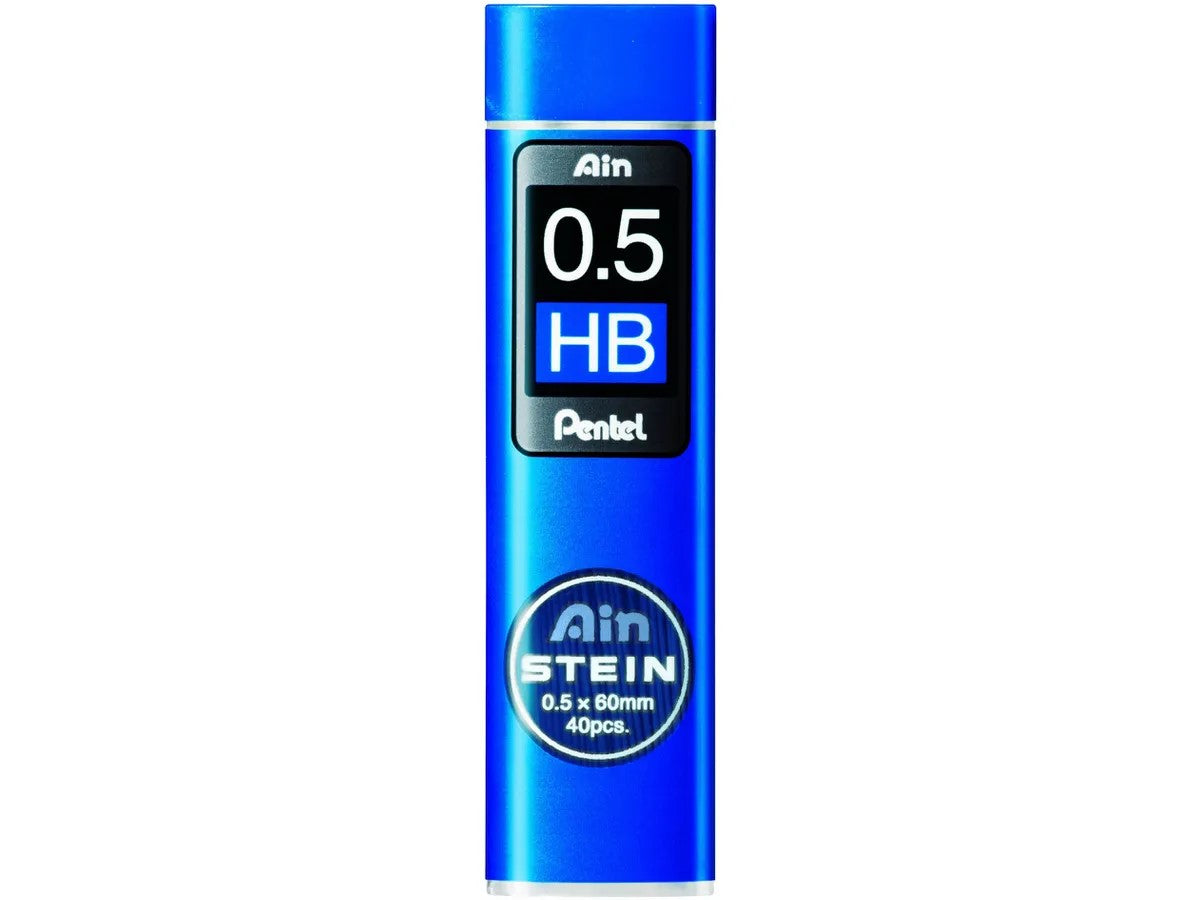 PENTEL Mine p.matite AINSTEIN 0.5mm C275-HB 40 pezzi HB