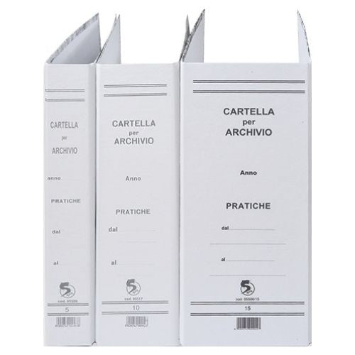 CF 25 PZ CARTELLA ARCHIVIO SPIL CON LEGACCIO DORSO 15