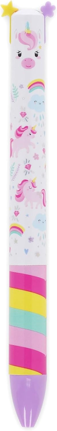 Penna a Sfera a Due Colori - Click&Clack - Unicorn