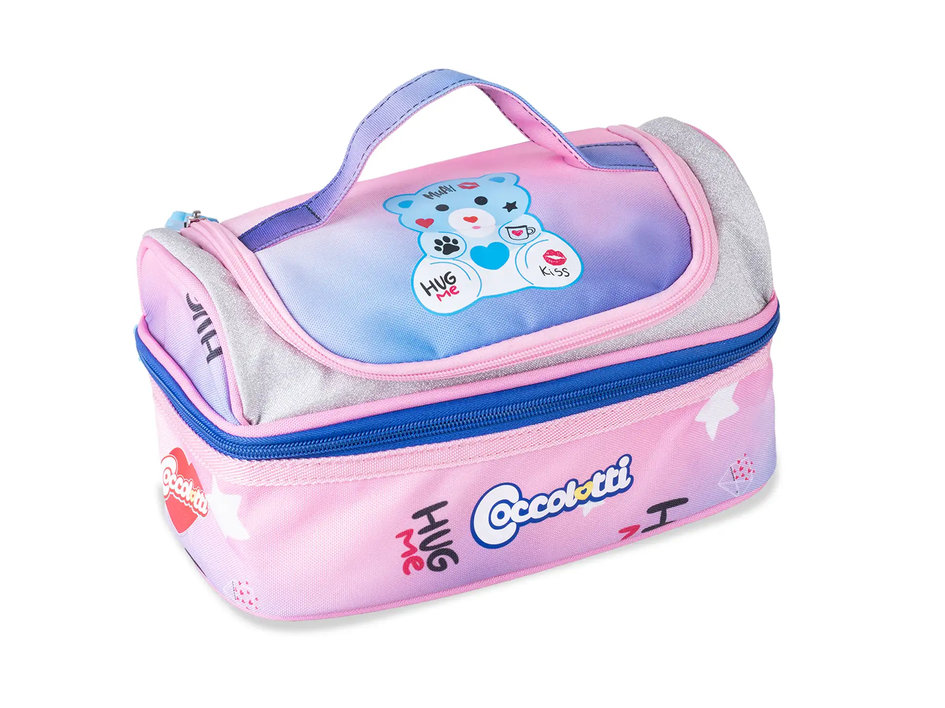 Colourbook - Lunch Bag Coccolotti - Love Azzurro