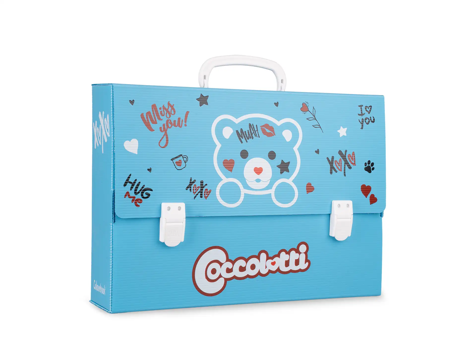 Valigetta Polionda Coccolotti Love&Tell - Love Azzurro