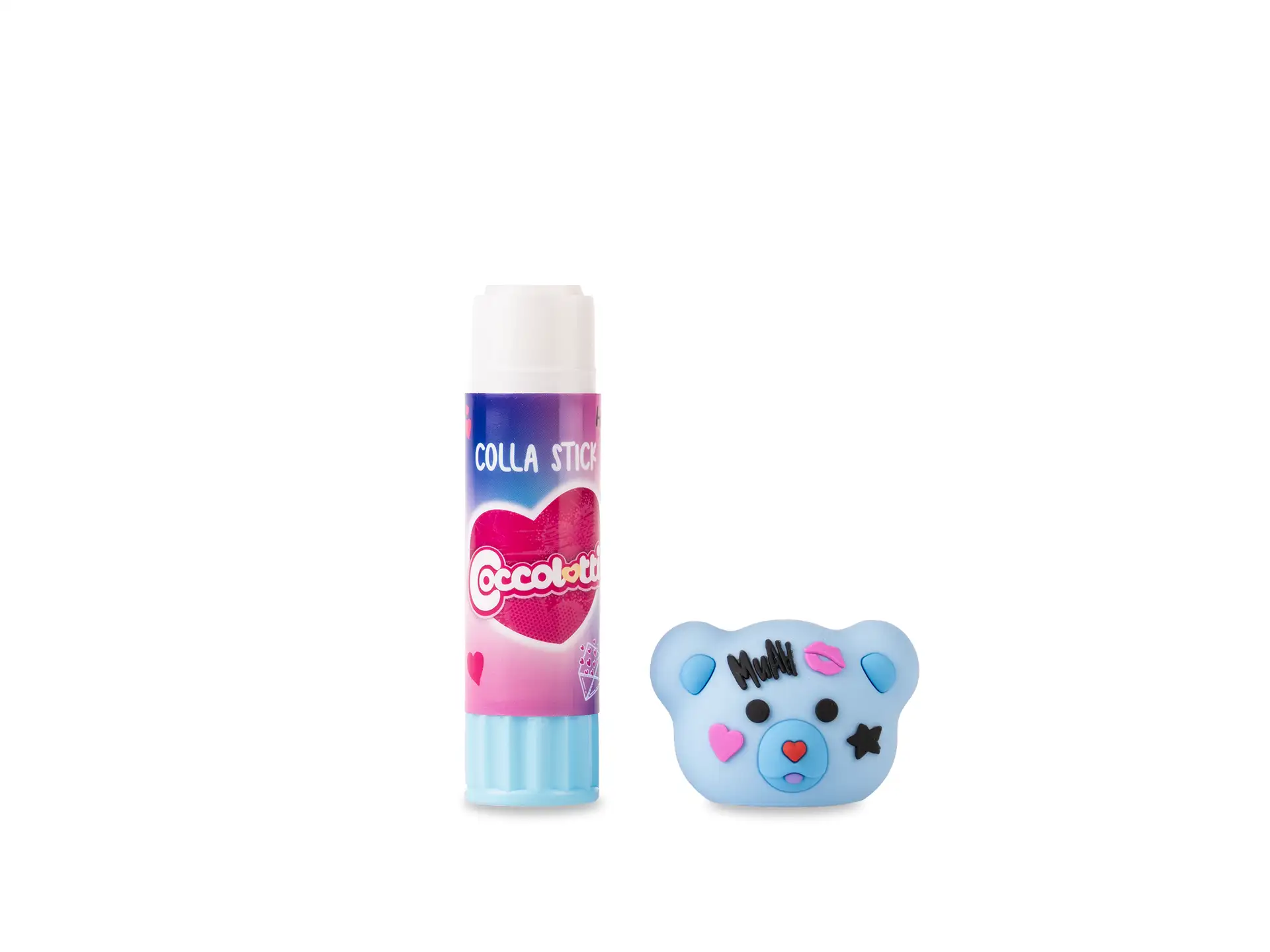 Colourbook - Colla stick Coccolotti Love&Tell - Love Azzurro