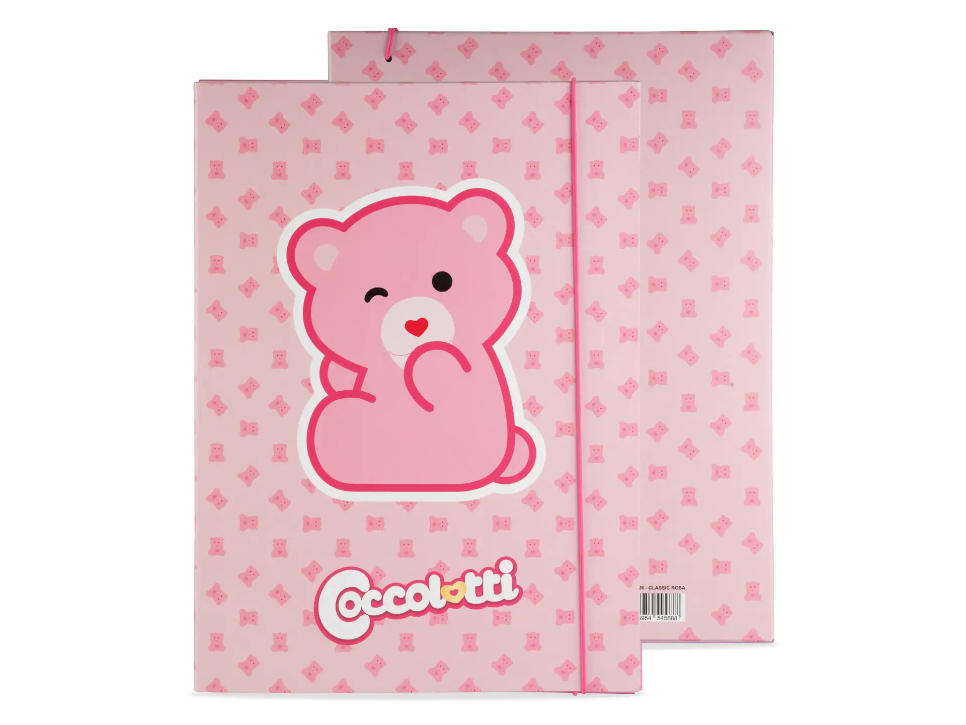 CLBK - Cartellina con elastico A4 Coccolotti - Classic Rosa