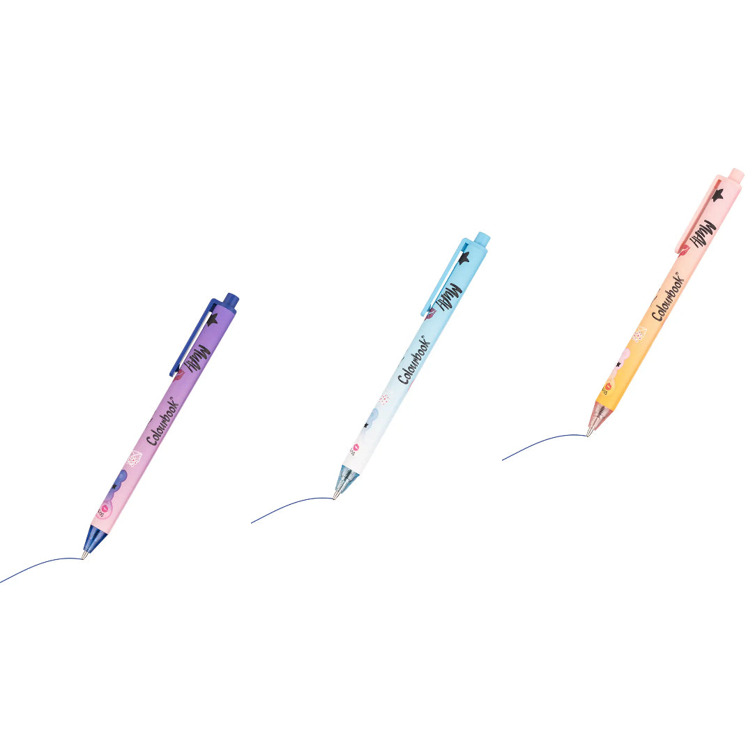 Colourbook - Set 3 penne a sfera Coccolotti Love&Tell