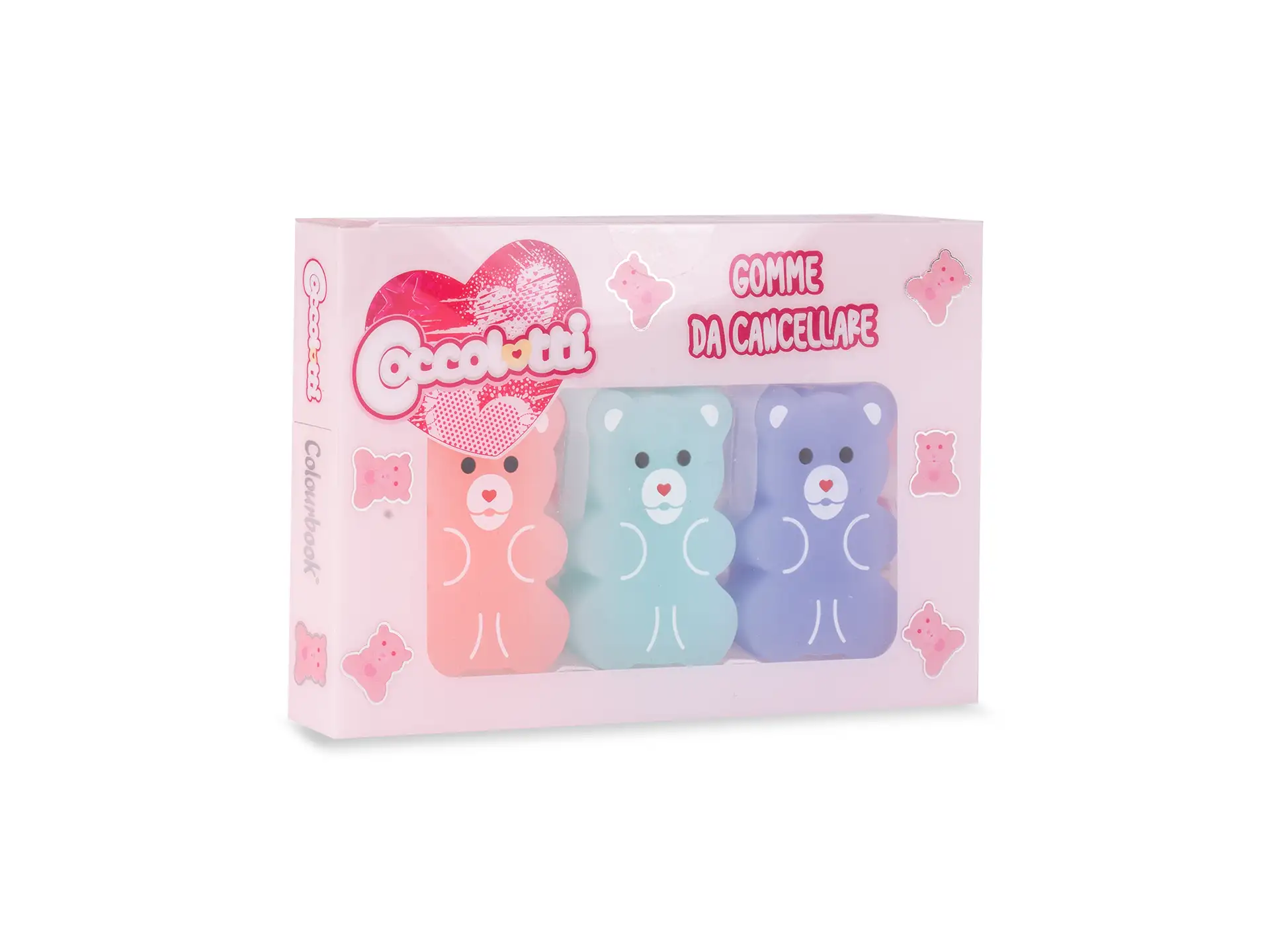 Set 3 gomme da cancellare - Coccolotti Classic