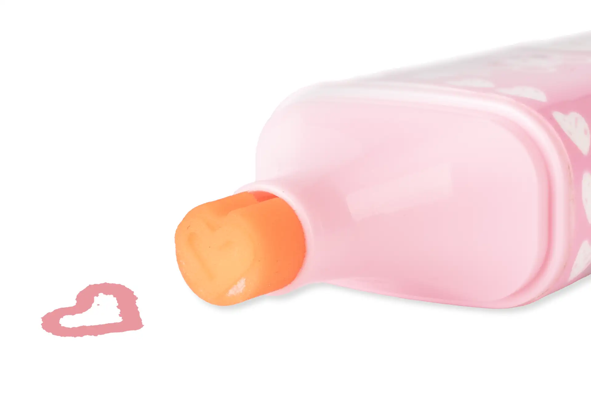 Set 3 evidenziatori glitter con timbro - Coccolotti