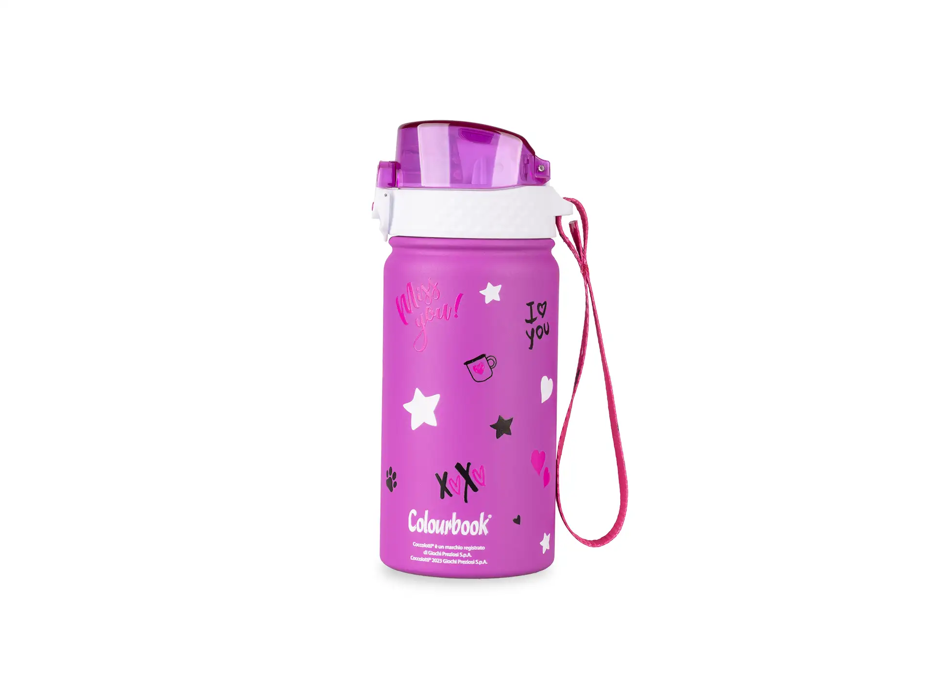 Borraccia termica 400ml Coccolotti Love&Tell - Love Viola