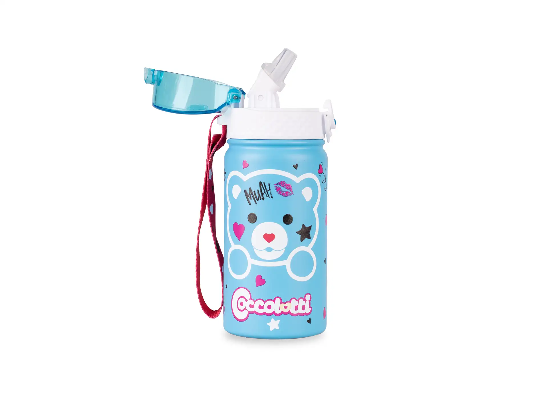 Borraccia termica 400ml Coccolotti Love&Tell - Love Azzurro