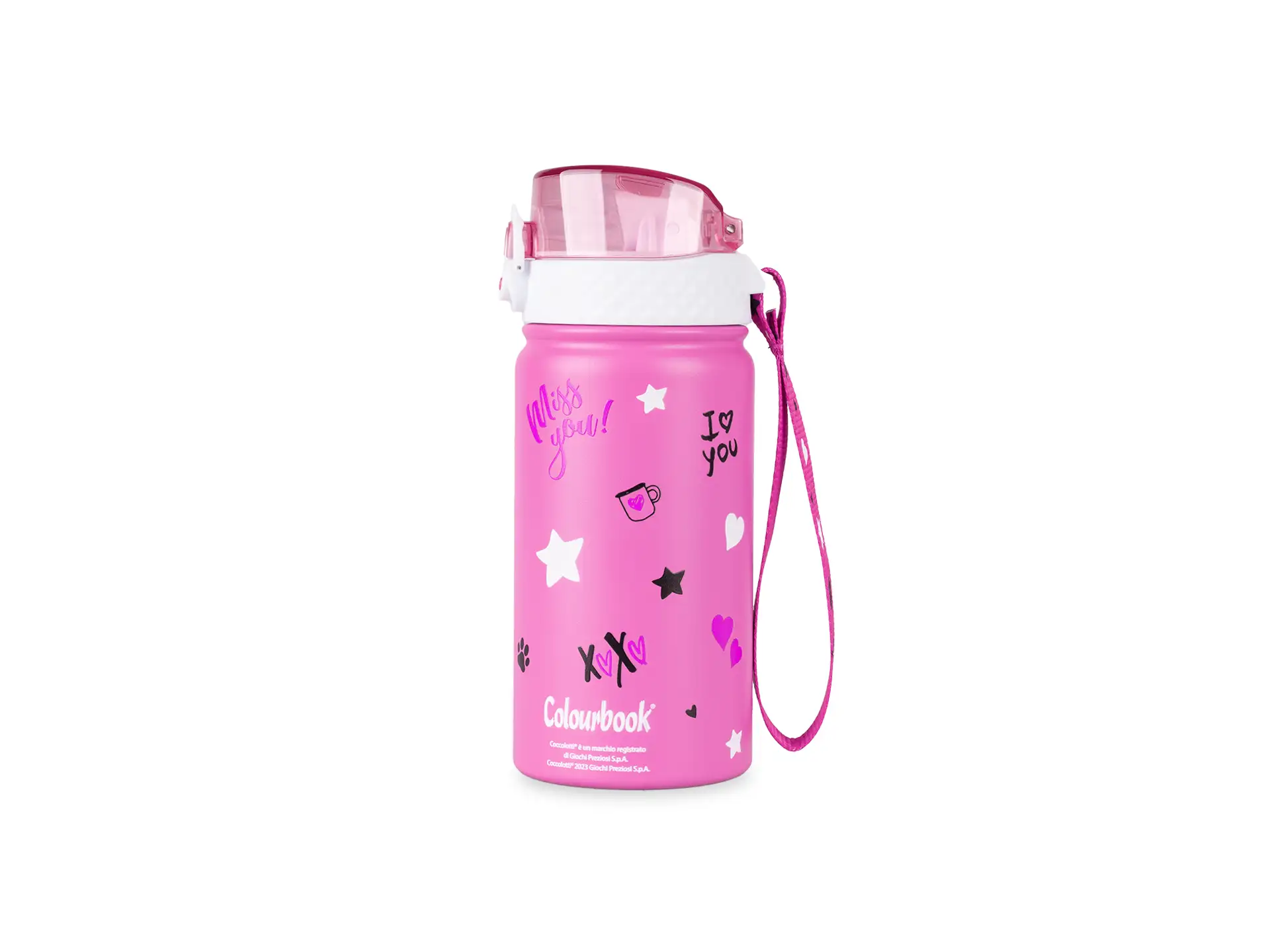 Borraccia termica 400ml Coccolotti Love&Tell - Love Rosa