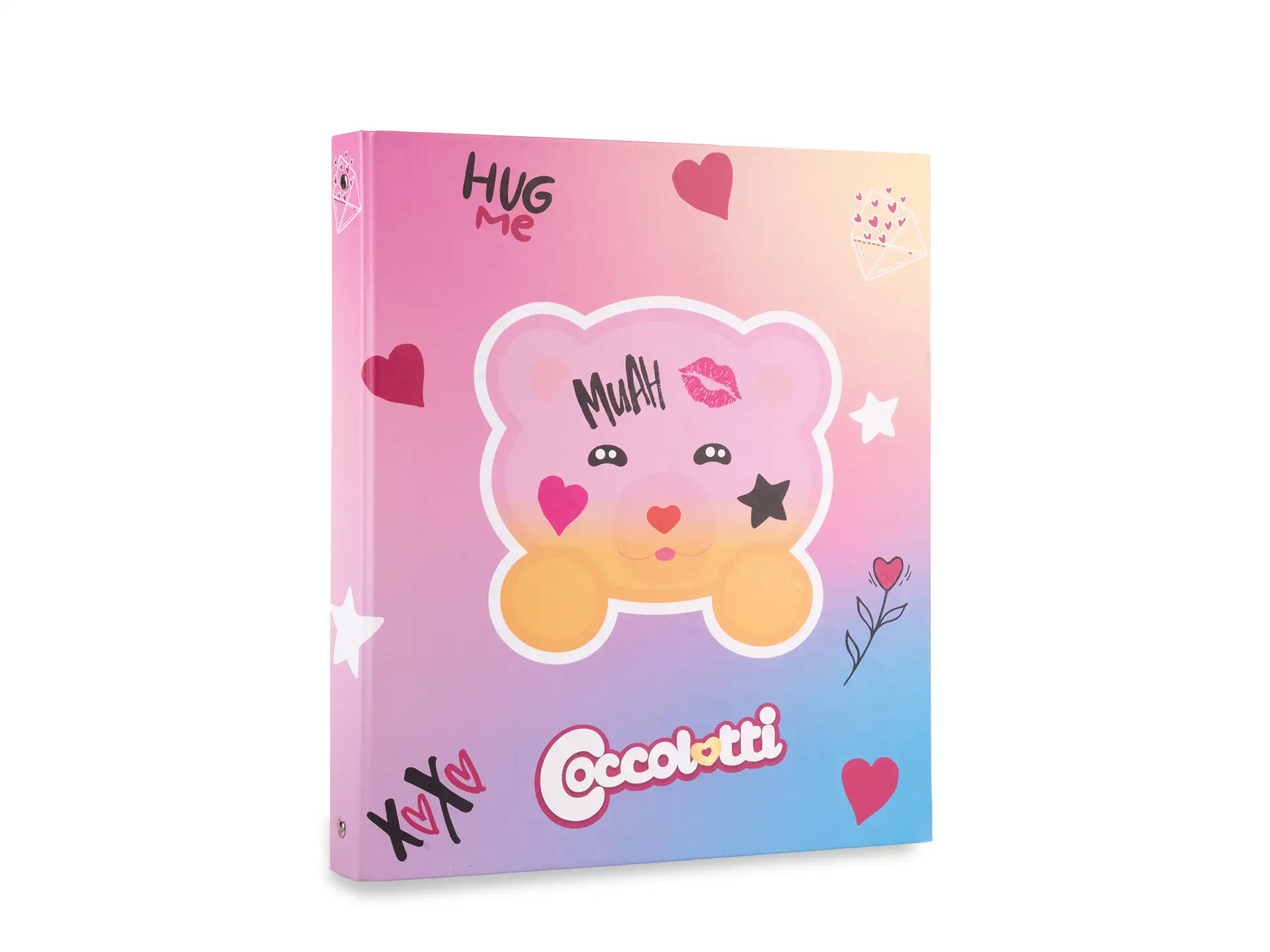 CLBK - Raccoglitore ad anelli A4 Coccolotti - Love Rosa