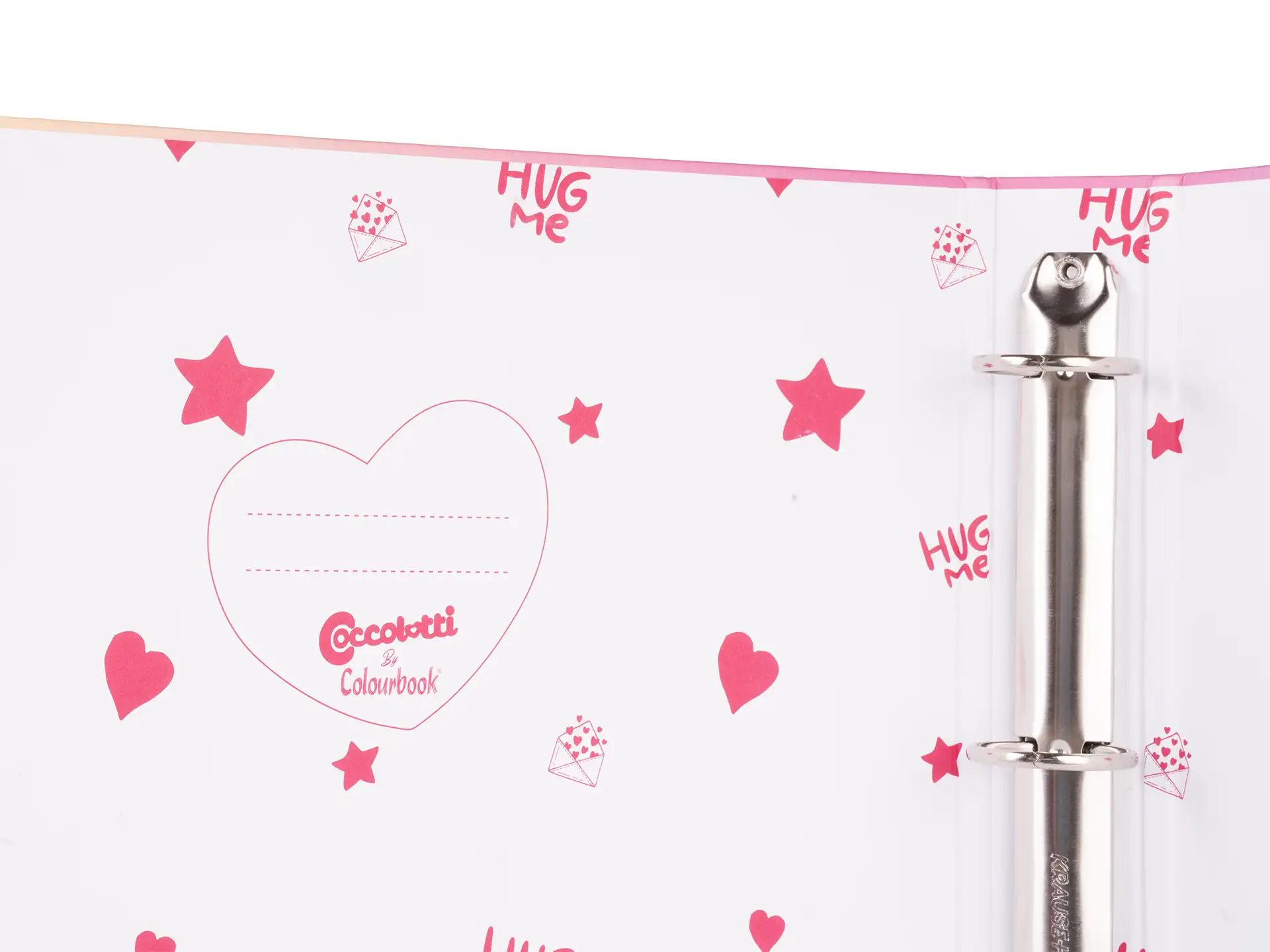 CLBK - Raccoglitore ad anelli A4 Coccolotti - Love Rosa