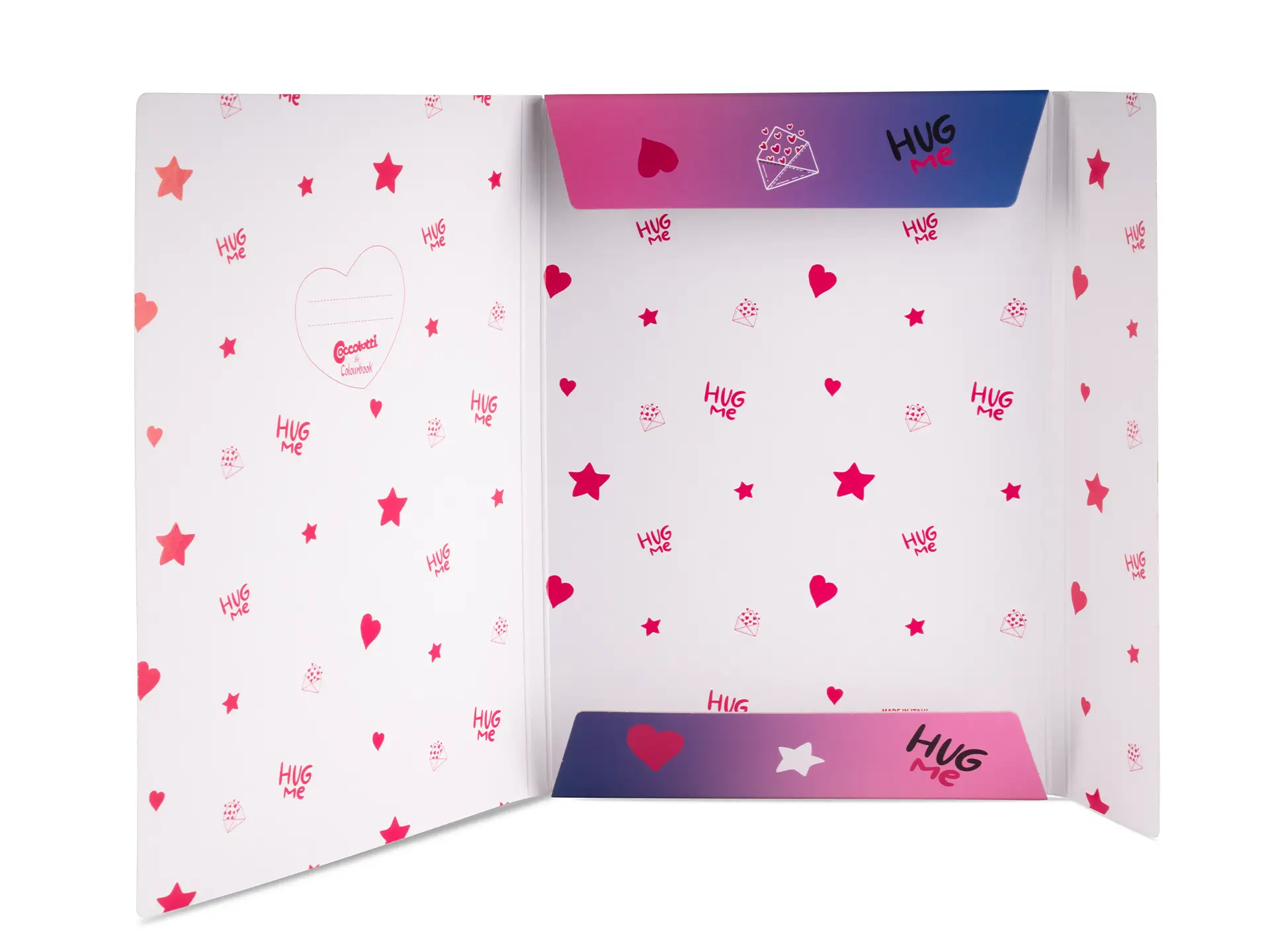 CLBK - Cartellina con elestico A4 Coccolotti - Love Azzurro