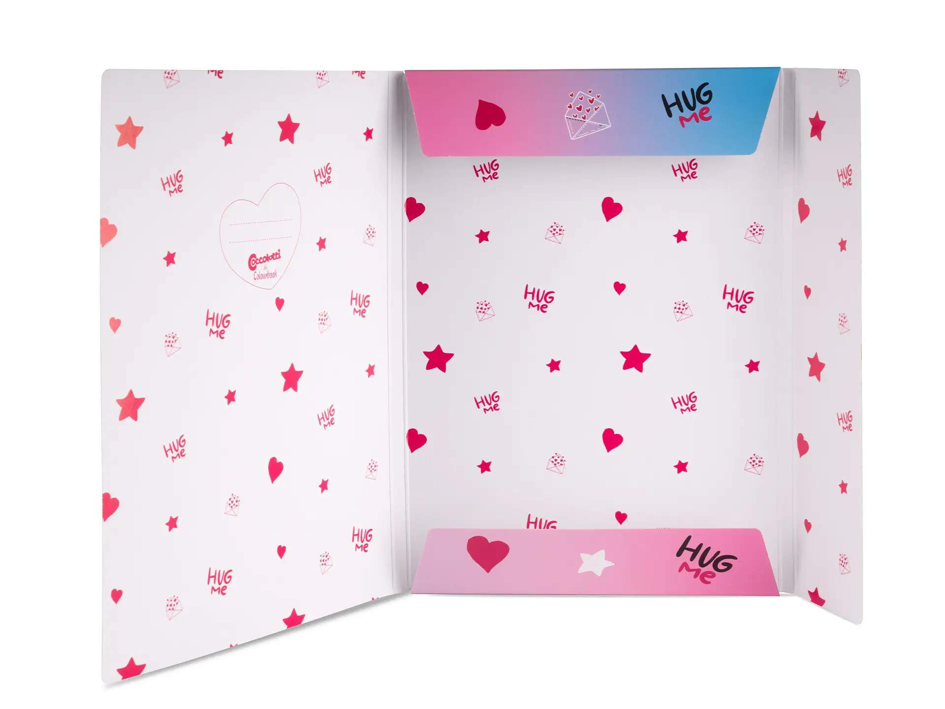 CLBK - Cartellina con elestico A4 Coccolotti - Love Rosa