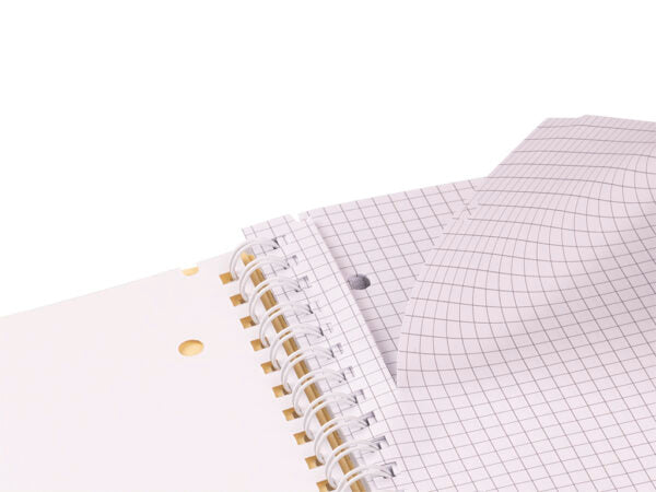 Quaderno a spirale A4 My Shadebook 5MM Rosa Marsala