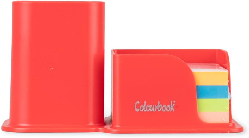 Portapenne con block notes Bloom Hibiscus