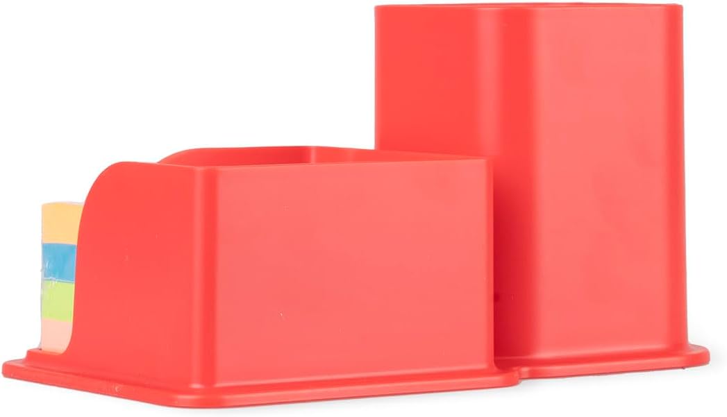 Portapenne con block notes Bloom Hibiscus