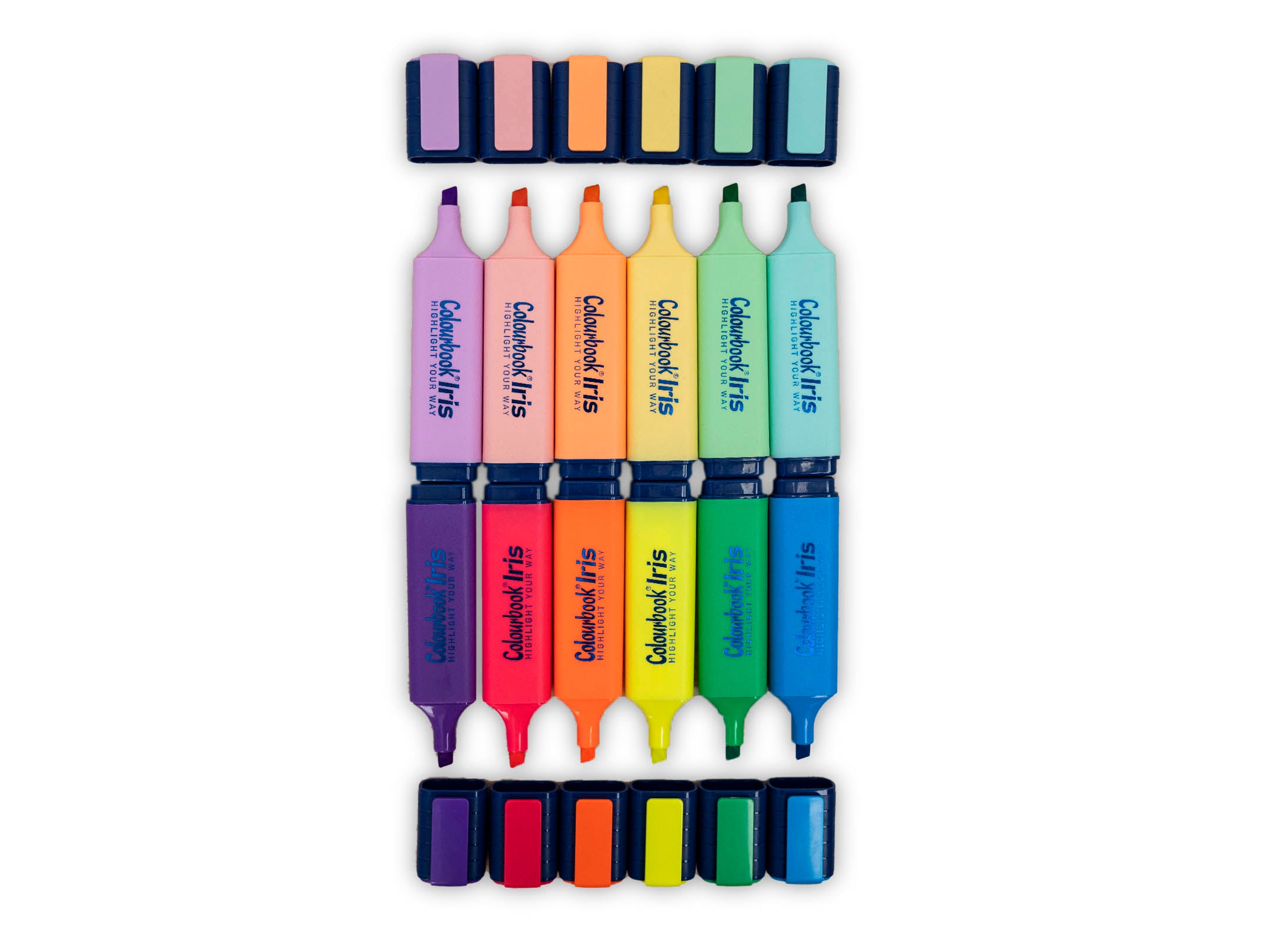 Colourbook - Set 12 evidenziatori Iris Light Selection