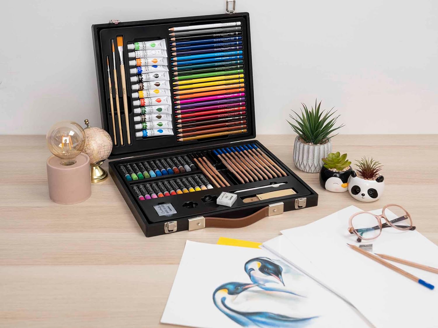 Set da disegno 83 pezzi Creativity Essential Drawing