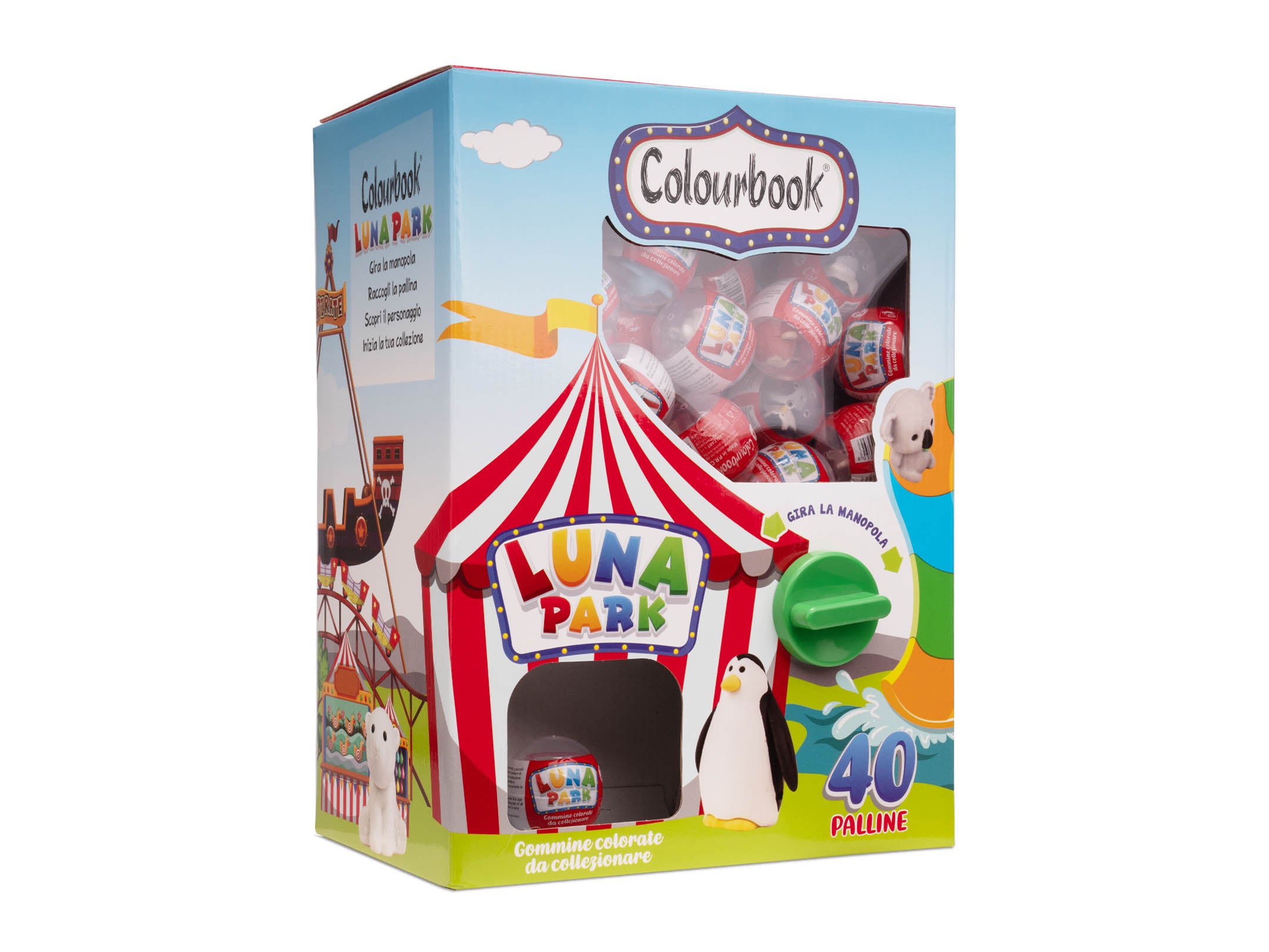 Set gomme da cancellare Luna Park By Colourbook