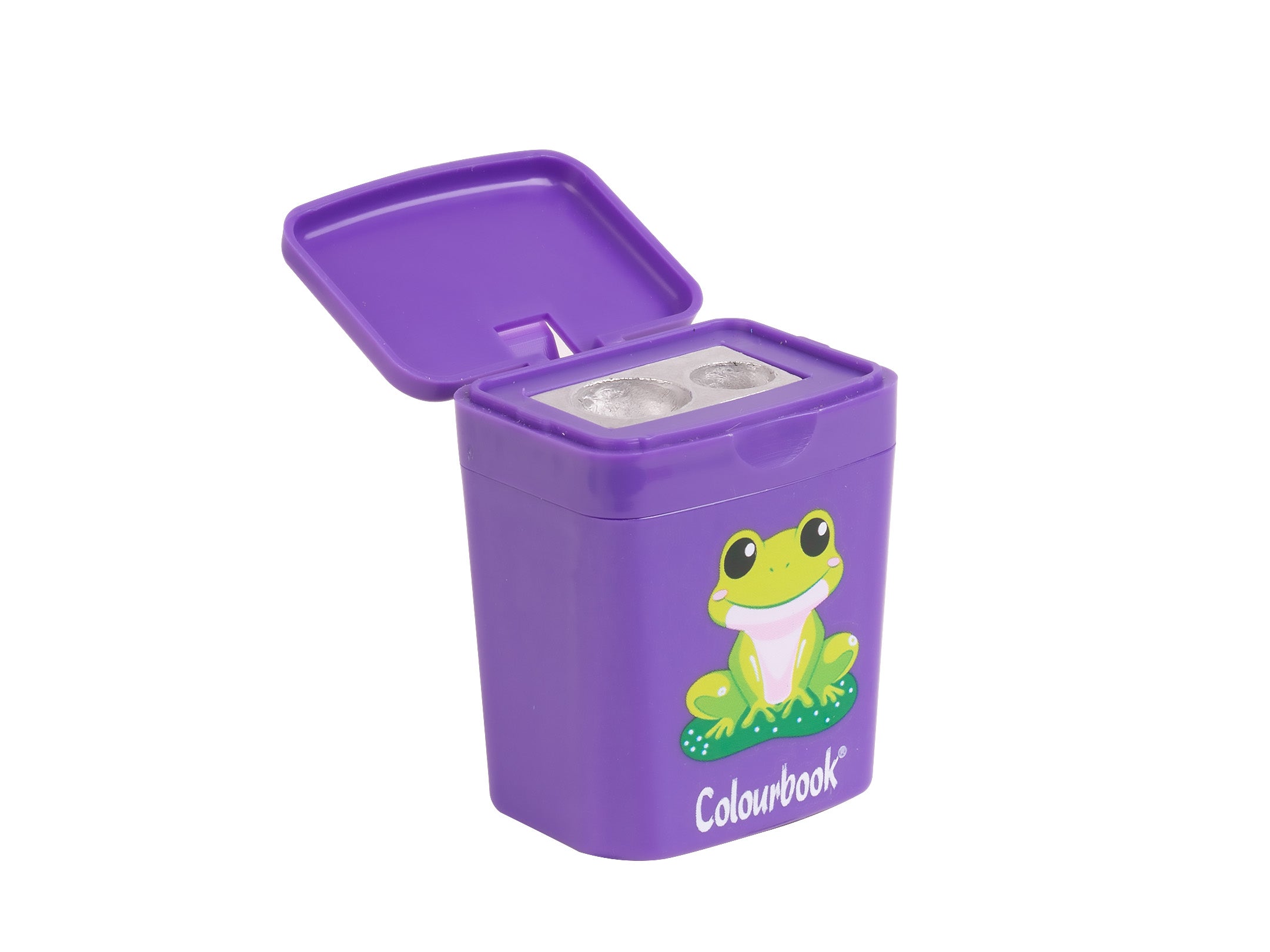 Temperamatite con serbatoio 2 fori rana viola by CLBK