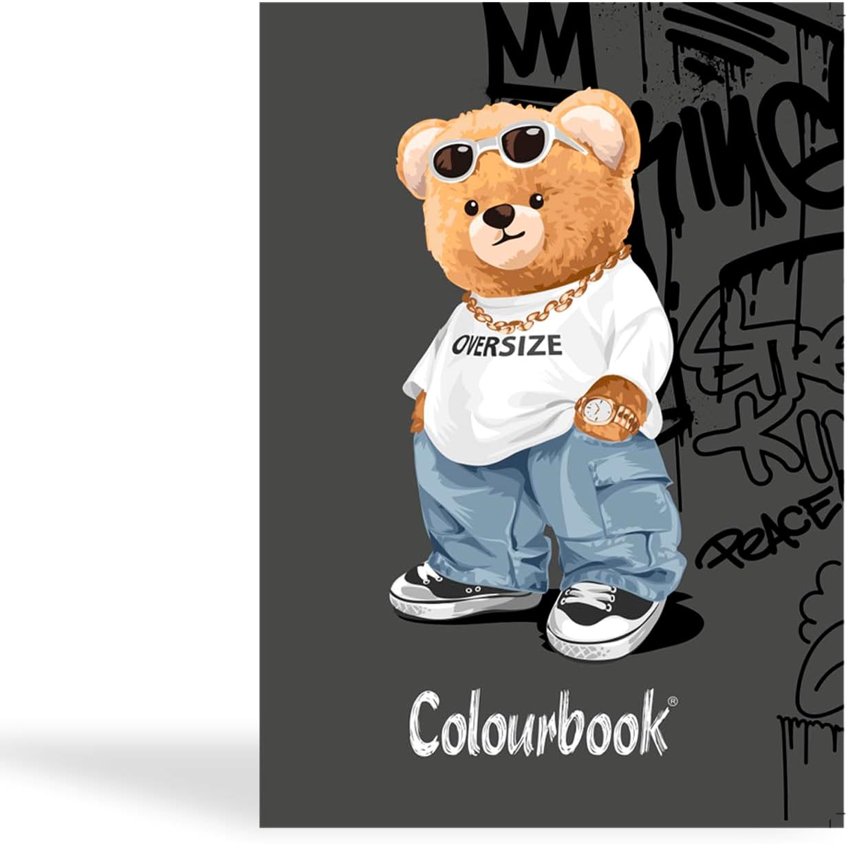 CF 10 Quaderno A4 plus Funny and bears 100gr Colourbook - C
