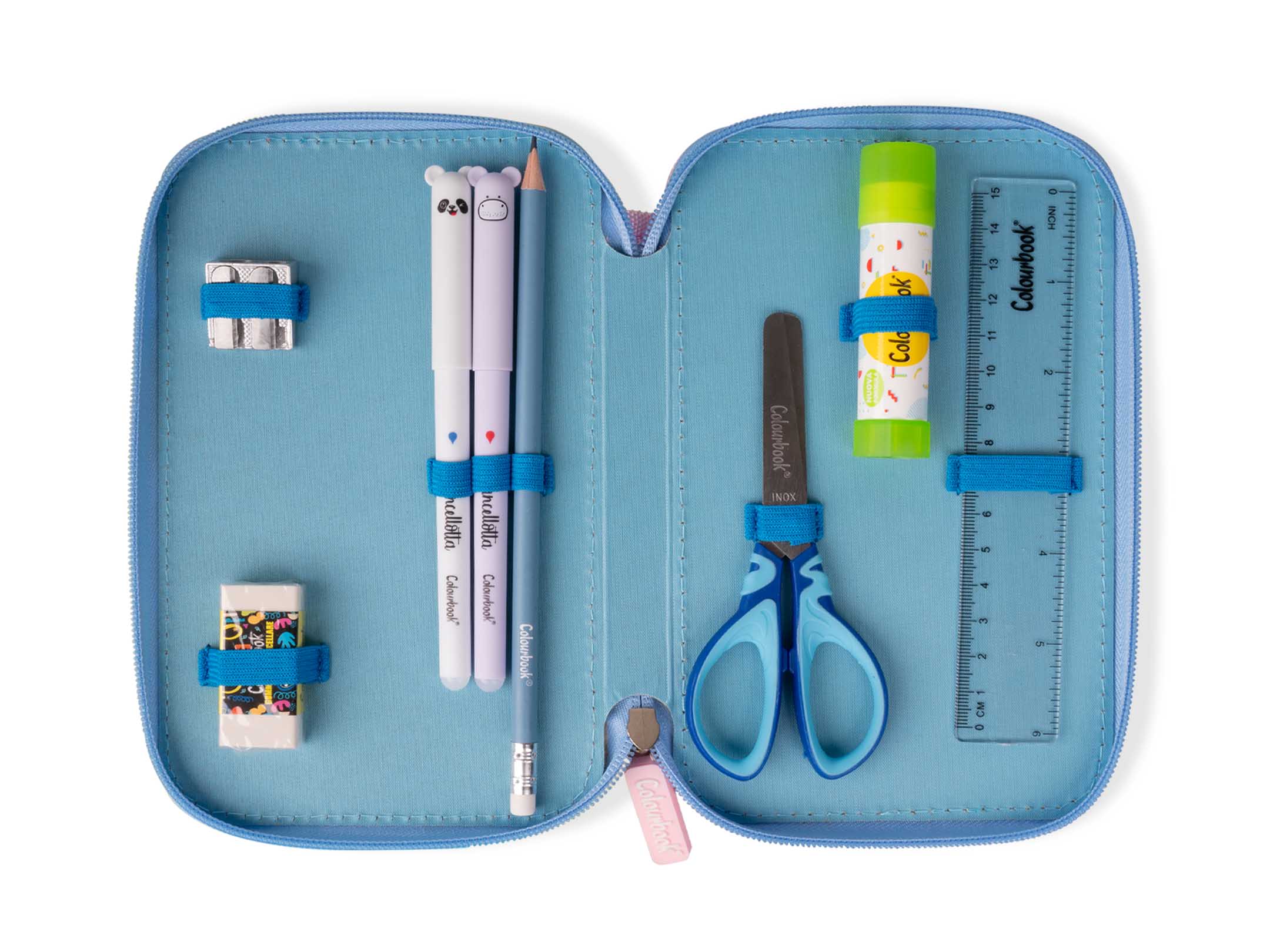 Astuccio 3 Zip Flowers