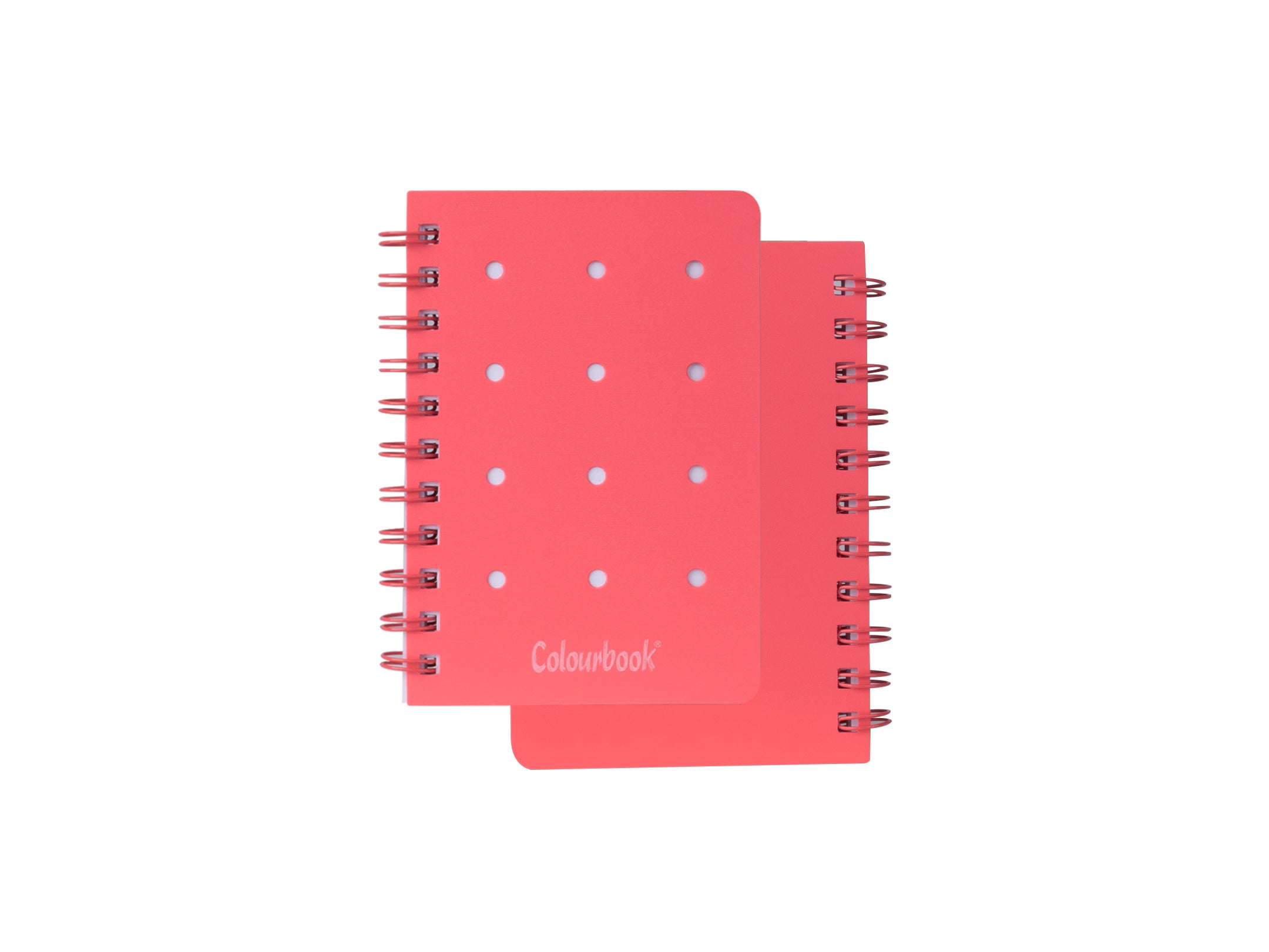 Quaderno a spirale A6 1 Rigo senza margine Ruby Red