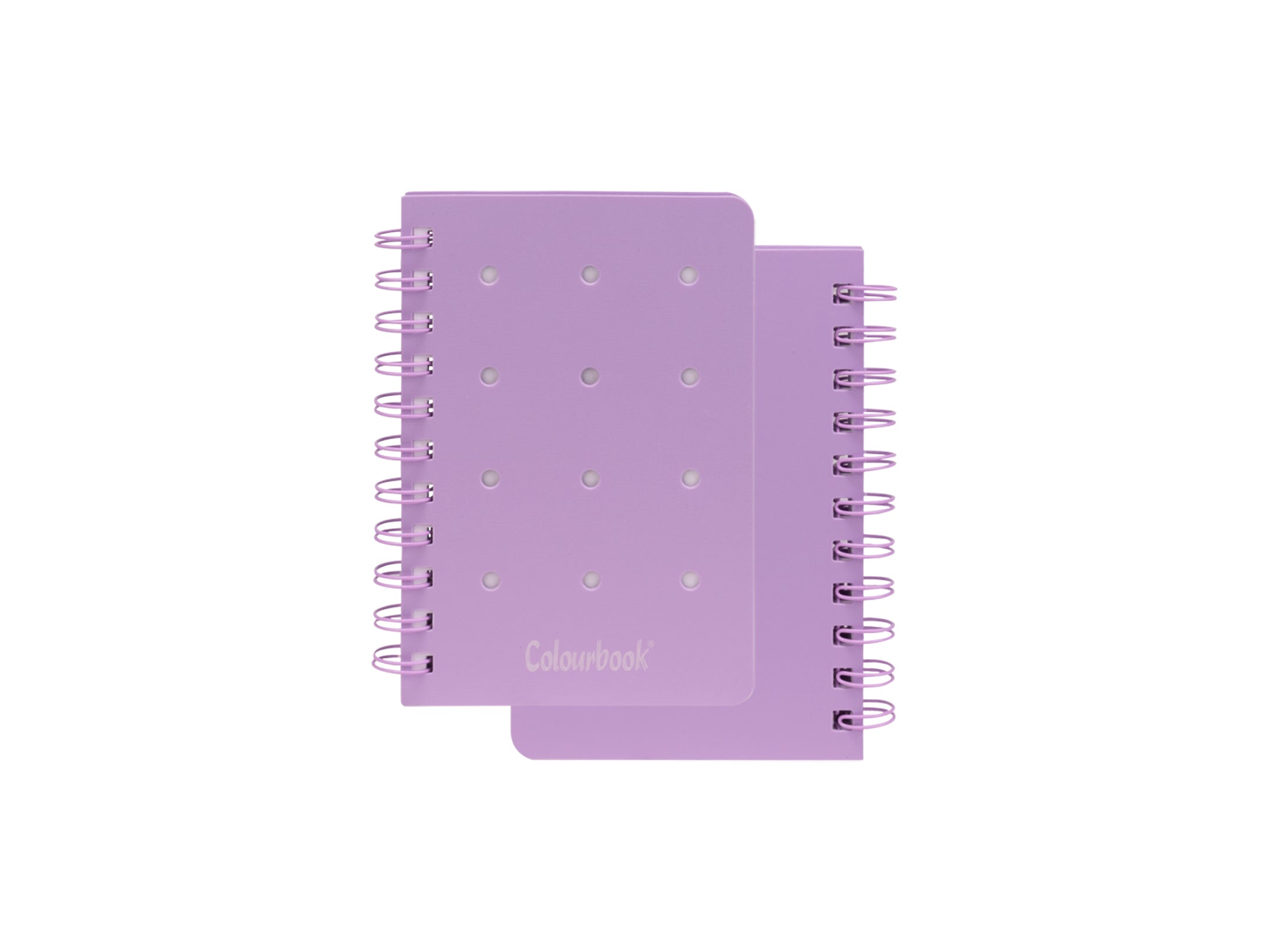 Quaderno a spirale A6 1 Rigo senza margine Violet