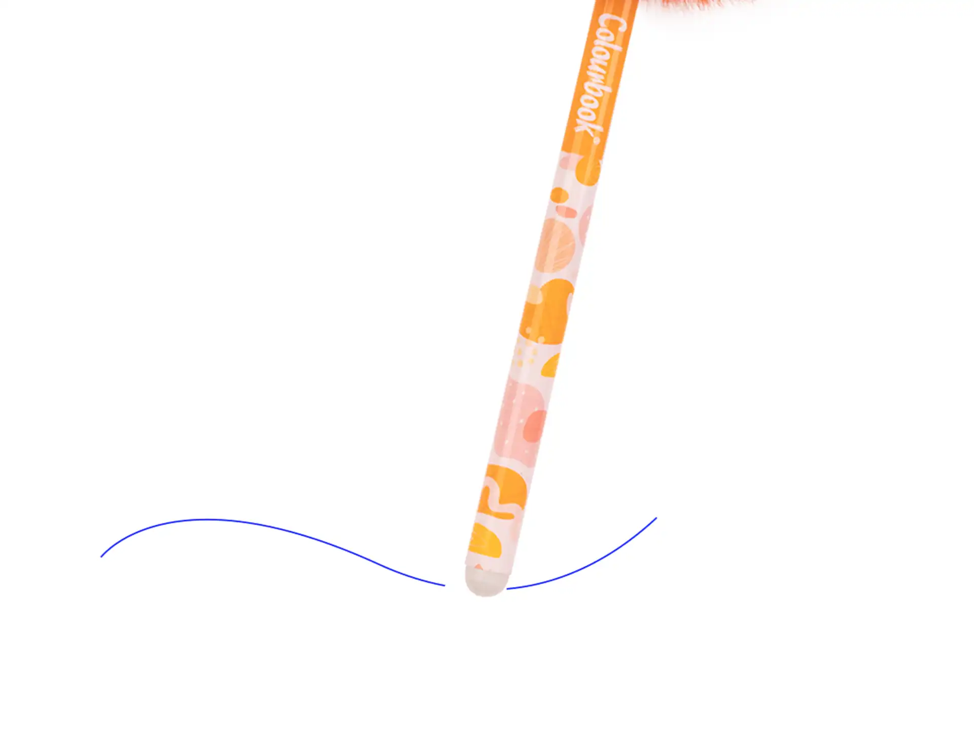 Penna gel cancellabile Puff Pen Arancio By Colourbook