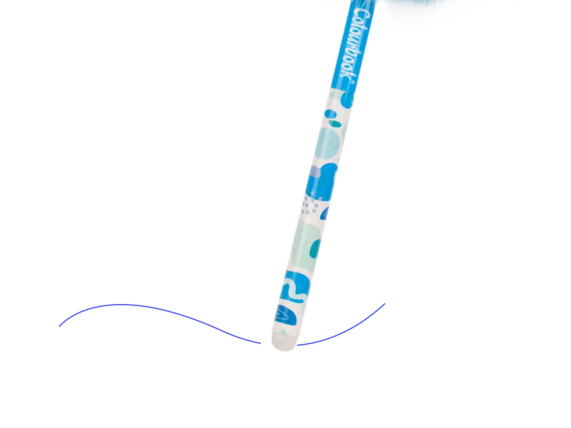 Penna gel cancellabile Puff Pen Azzurro By Colourbook