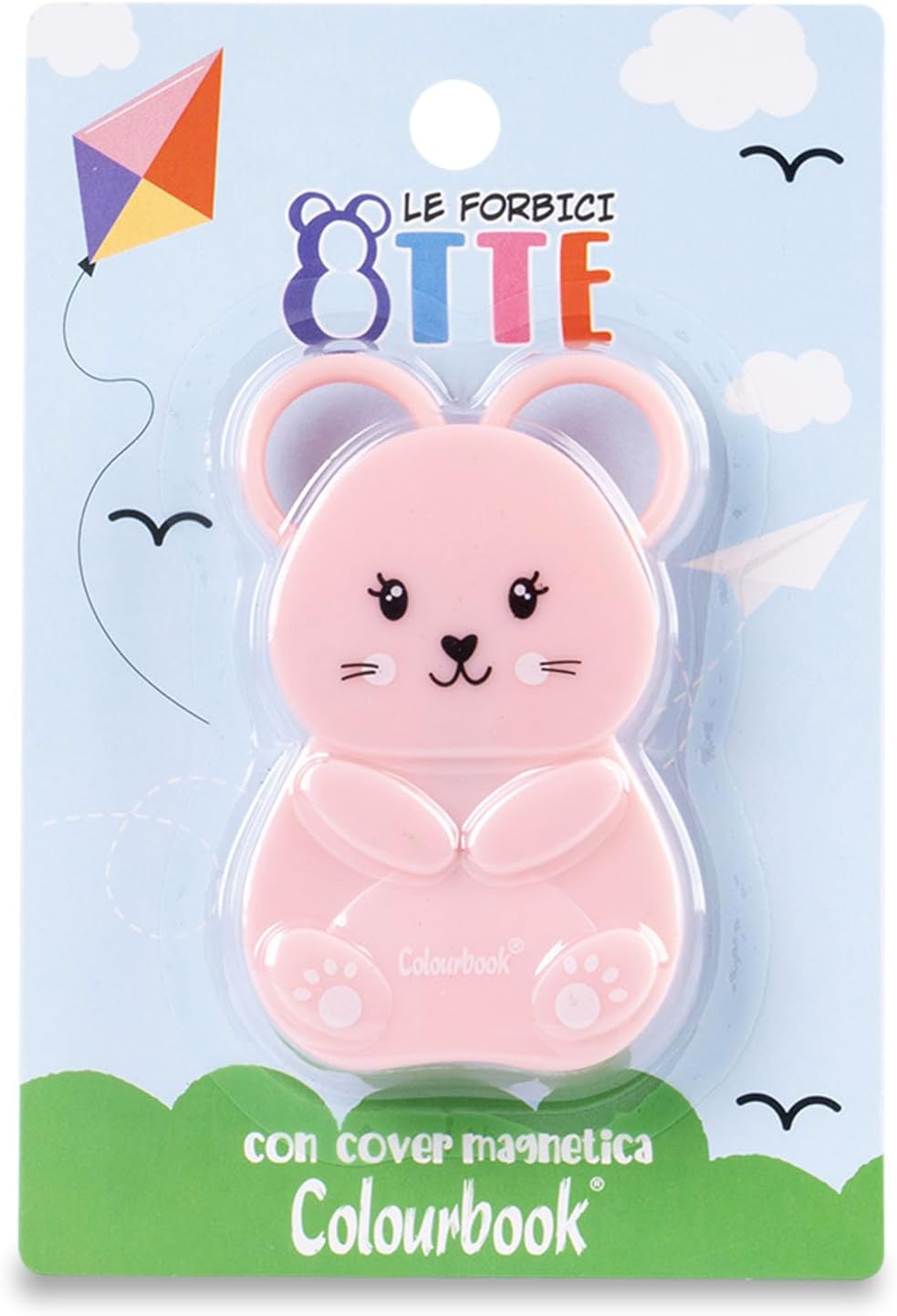 Forbici "Otte" Con Cover Magnetica Gatto Rosa By CLBK