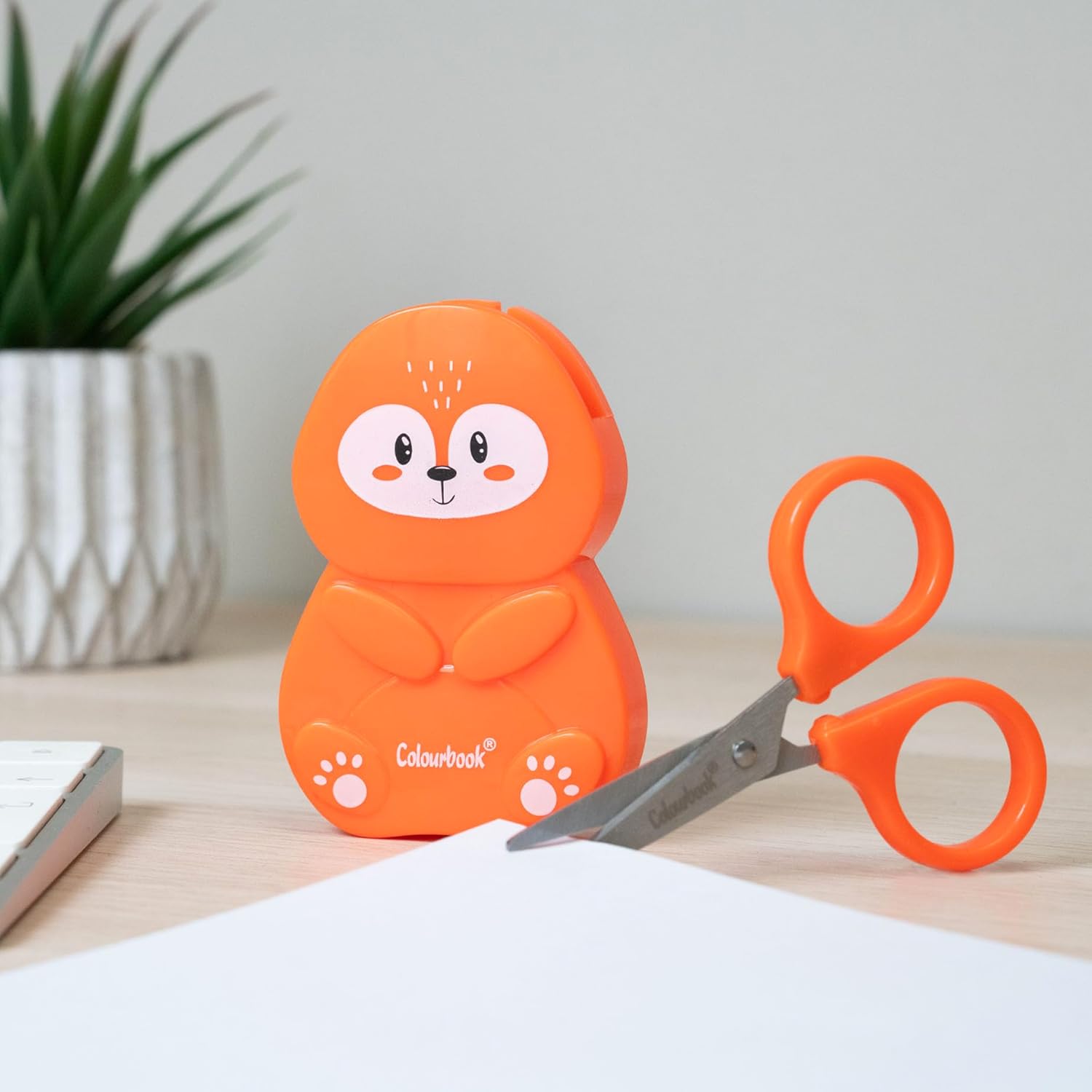 Forbici "Otte" Con Cover Magnetica Volpe Arancio By CLBK