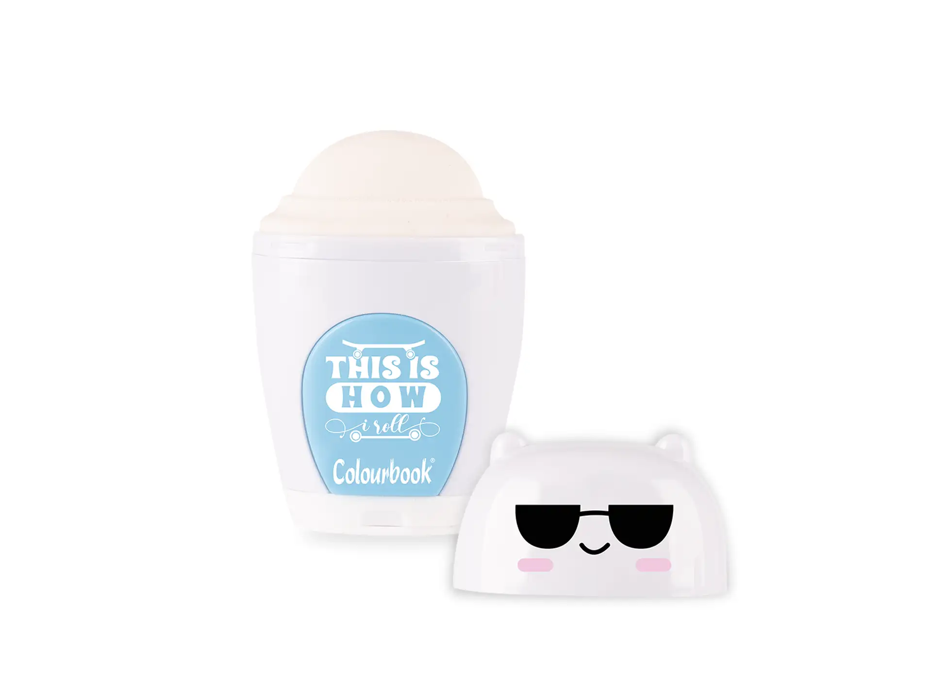 Temperamatite 2 fori con gomma Loola Abstract -Grigio Chiaro