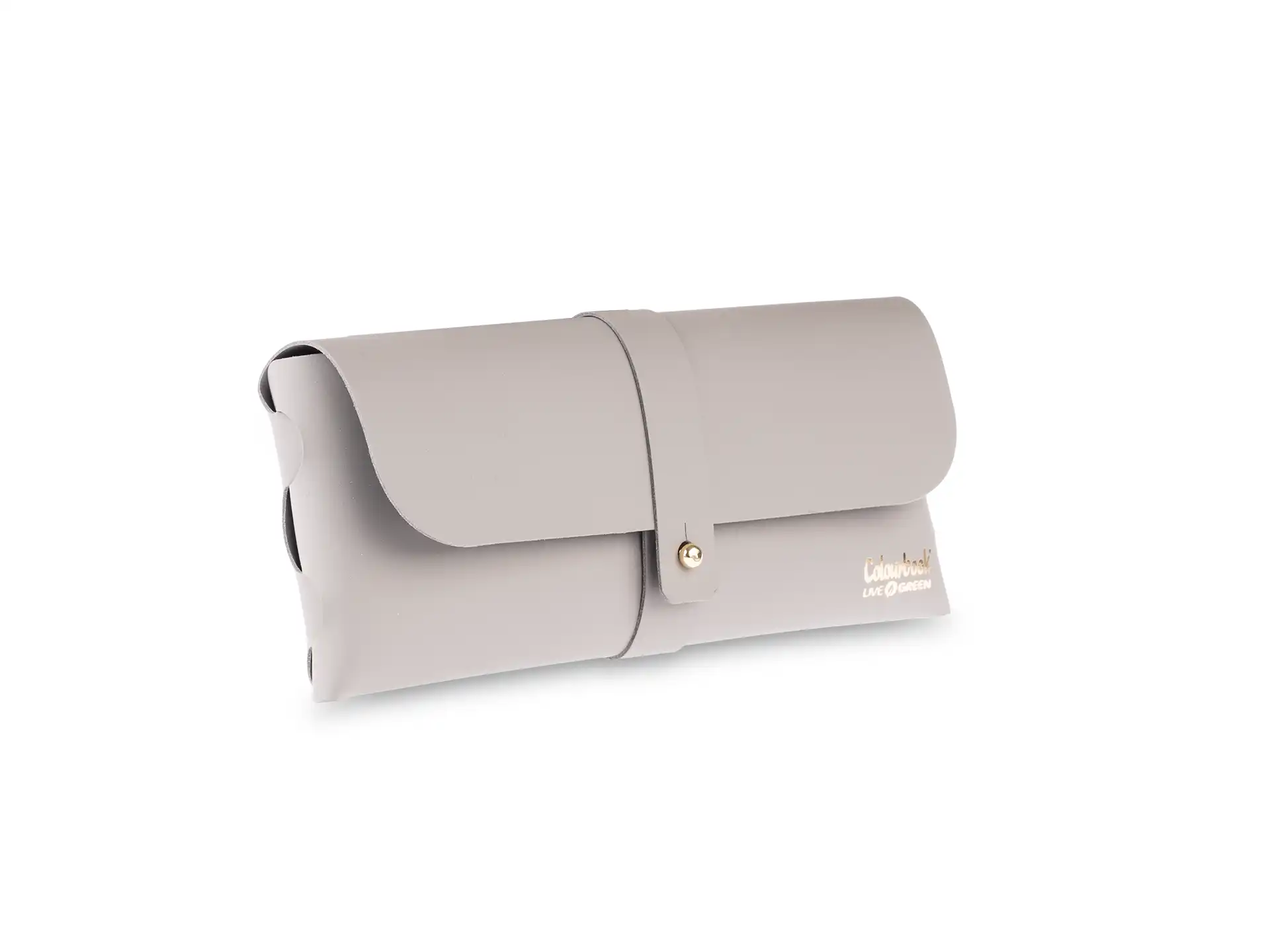 Colourbook - Pochette con cordoncino Live Green - Grigio