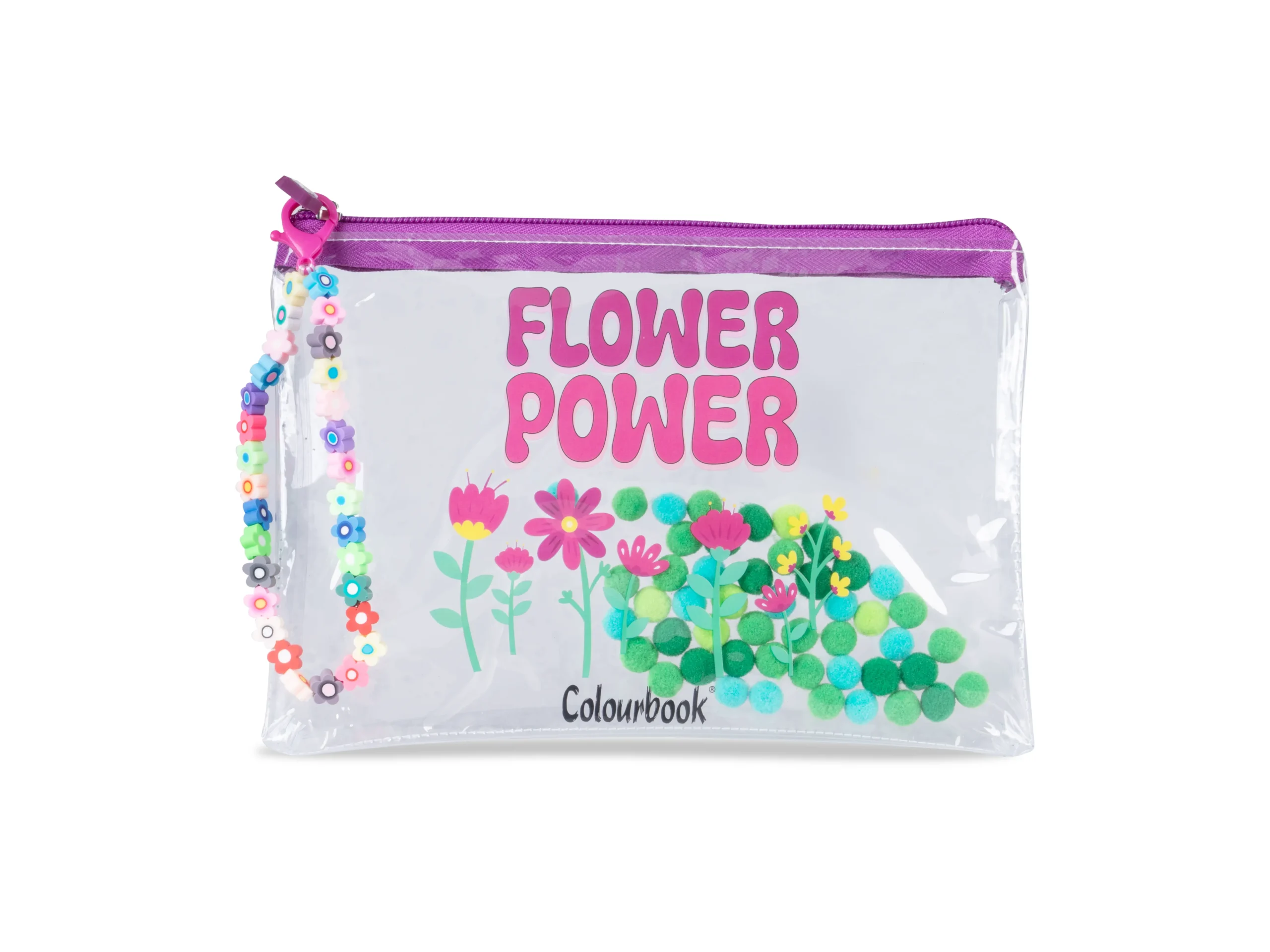 CLBK Pochette trasparente Soft Bubbles Flower Power