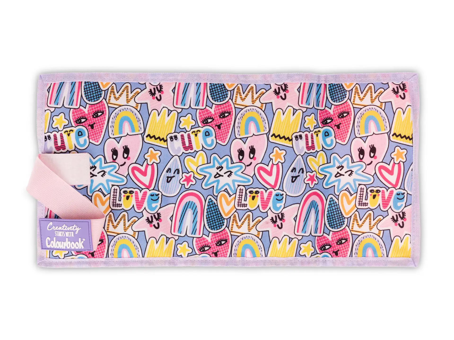 Colourbook Astuccio a rotolo Creativity 24 pastelli - Cute