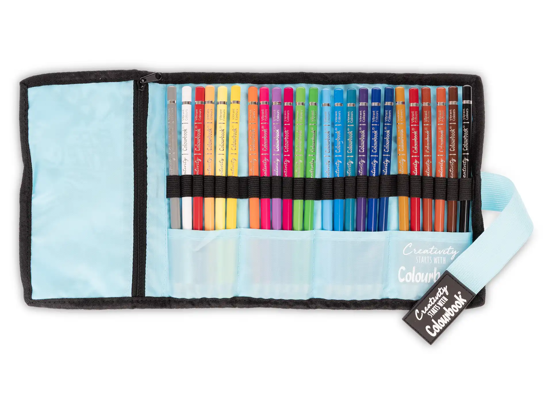 CLBK - Astuccio a rotolo Creativity 24 pastelli - Freestyle