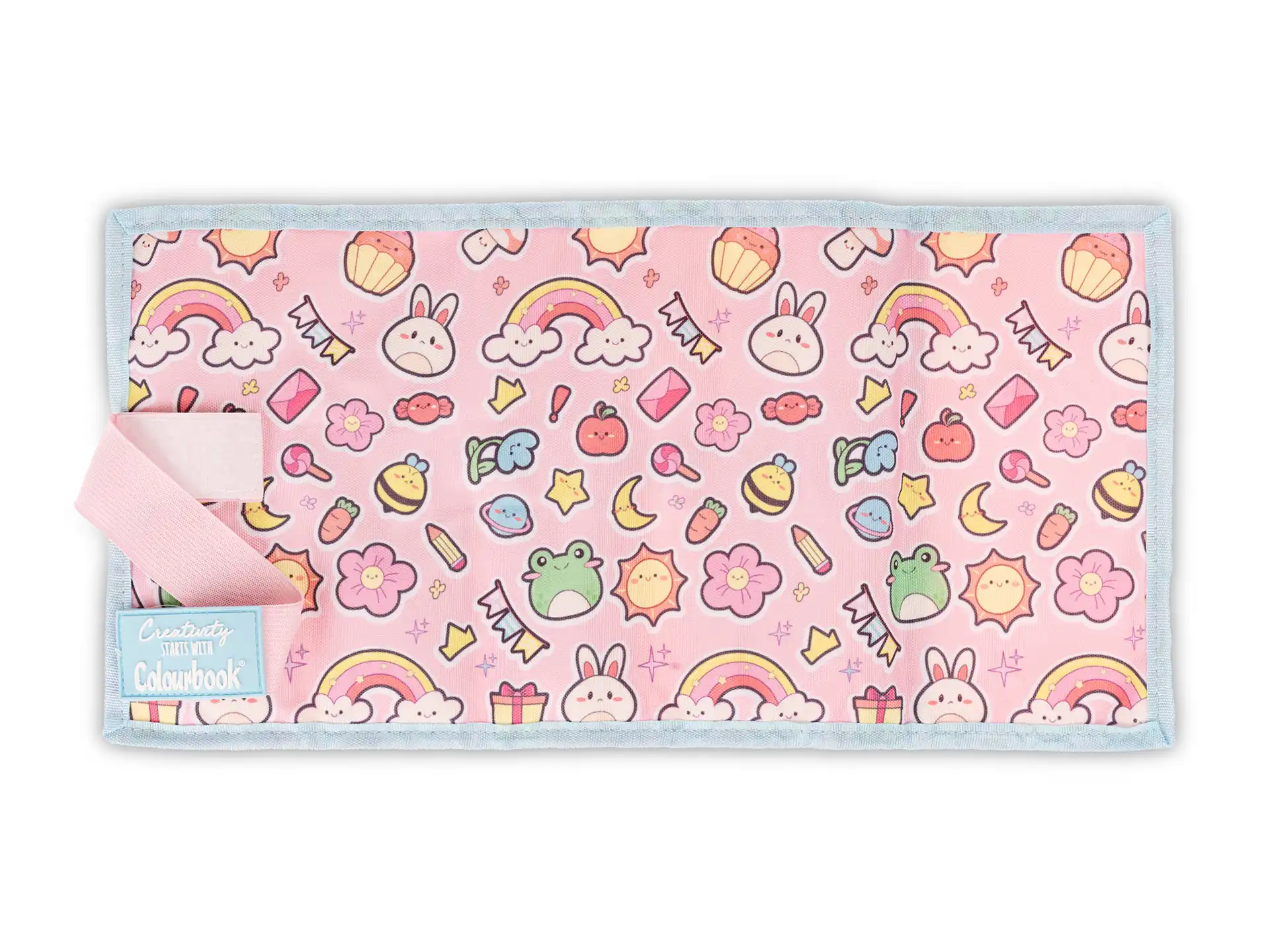 Colourbook Astuccio a rotolo Creativity 24 pastelli - Kawaii
