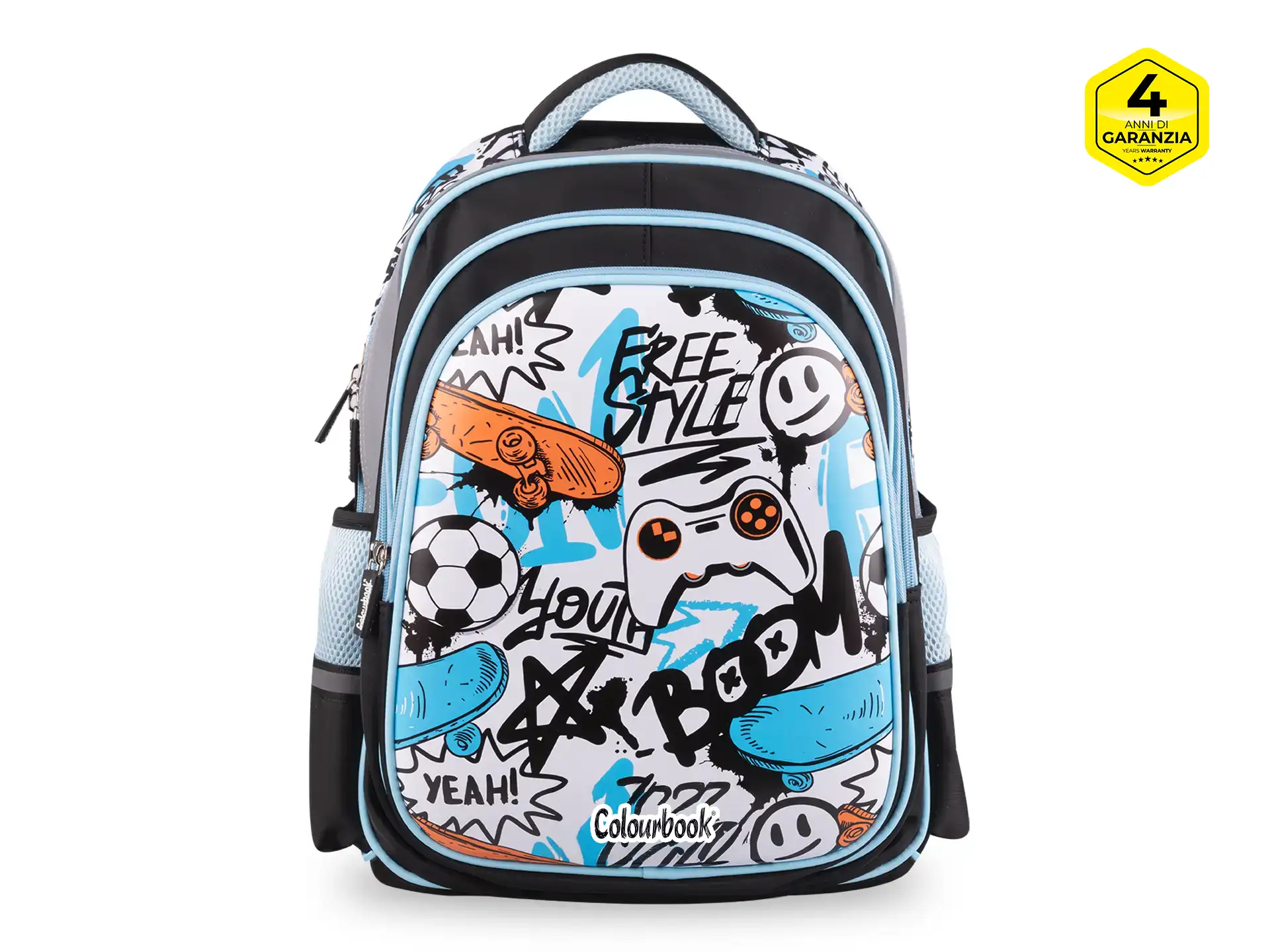 Colourbook - Zaino scuola - Abstract Freestyle Graffiti