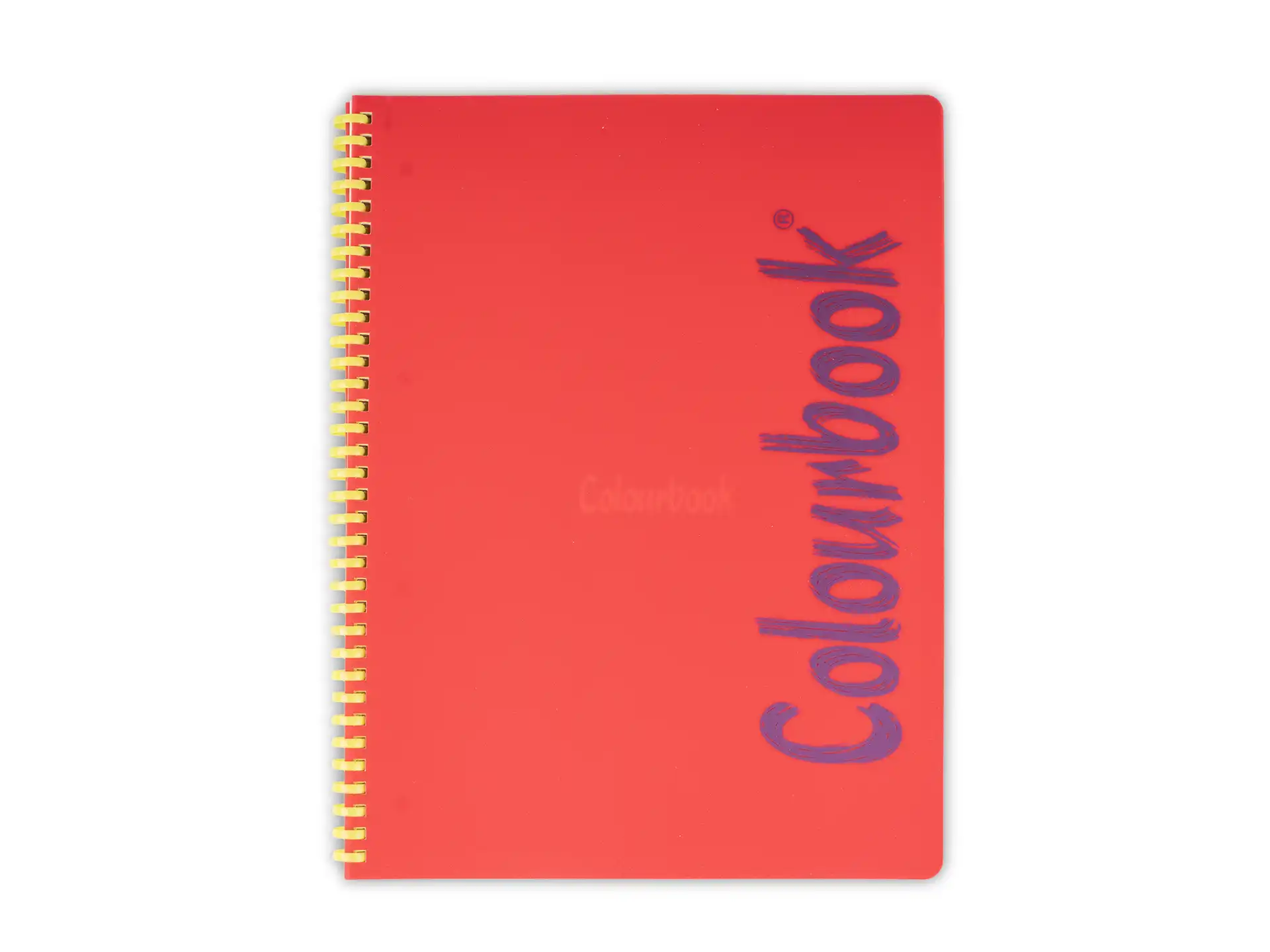 Quaderno A4 con spirale Soft - 1 Rigo - Corallo