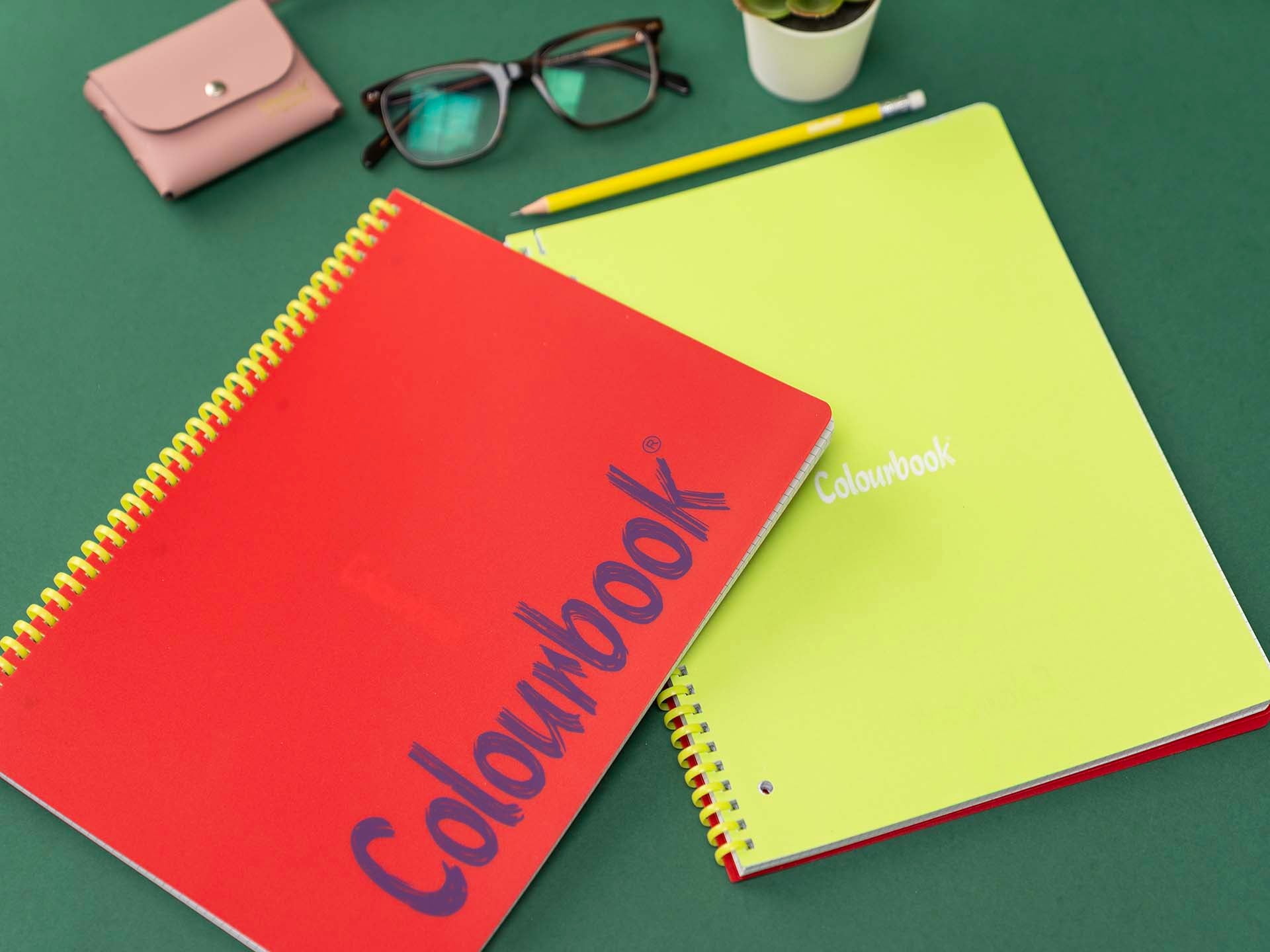 Quaderno A4 con spirale Soft - 1 Rigo - Corallo