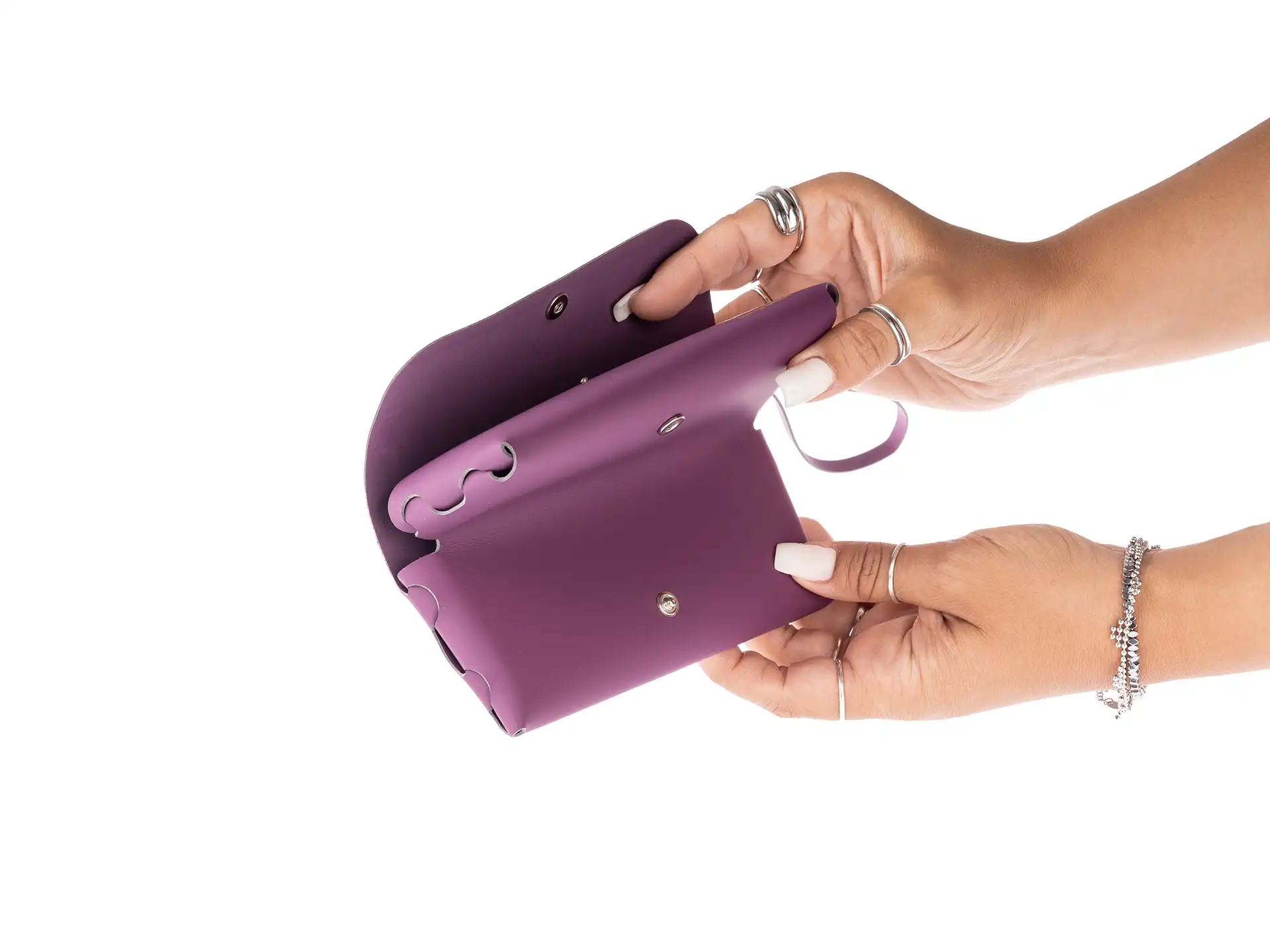 Colourbook - Pochette 2 Tasche Live Green - Viola