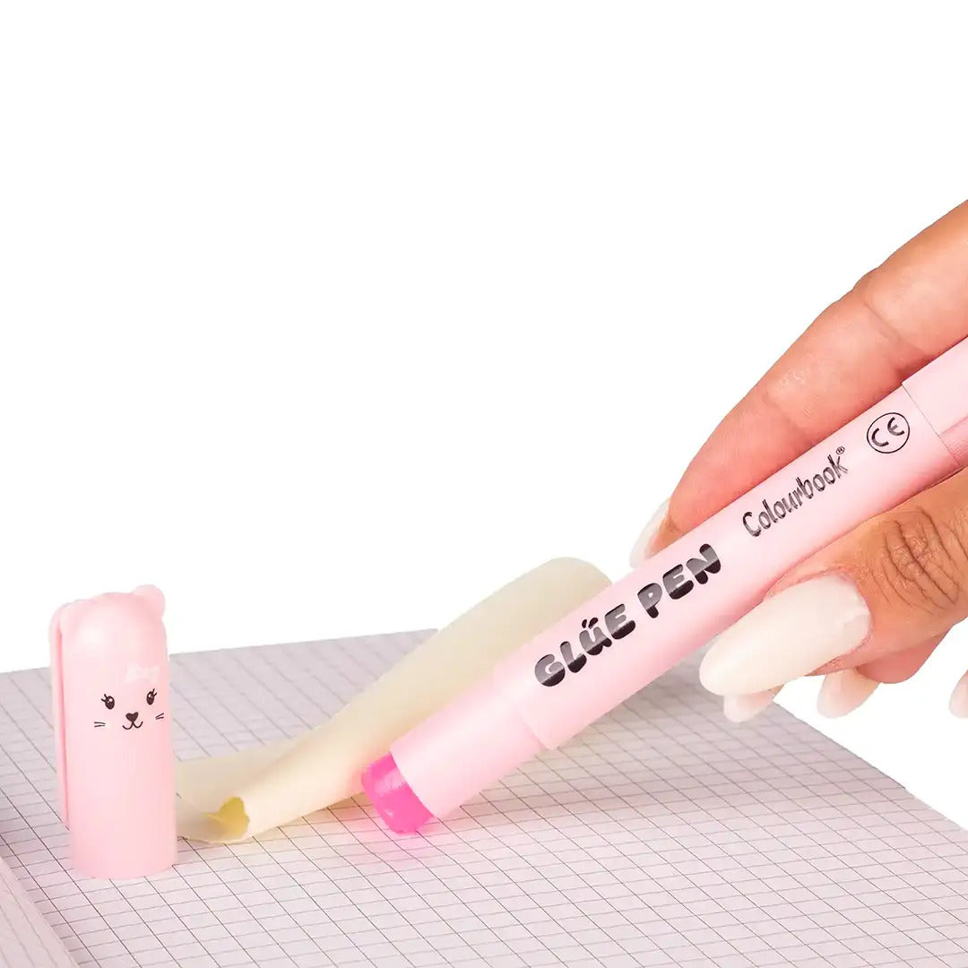 Colla colorata 6g Glue Pen Cancellotta - Gatto Rosa