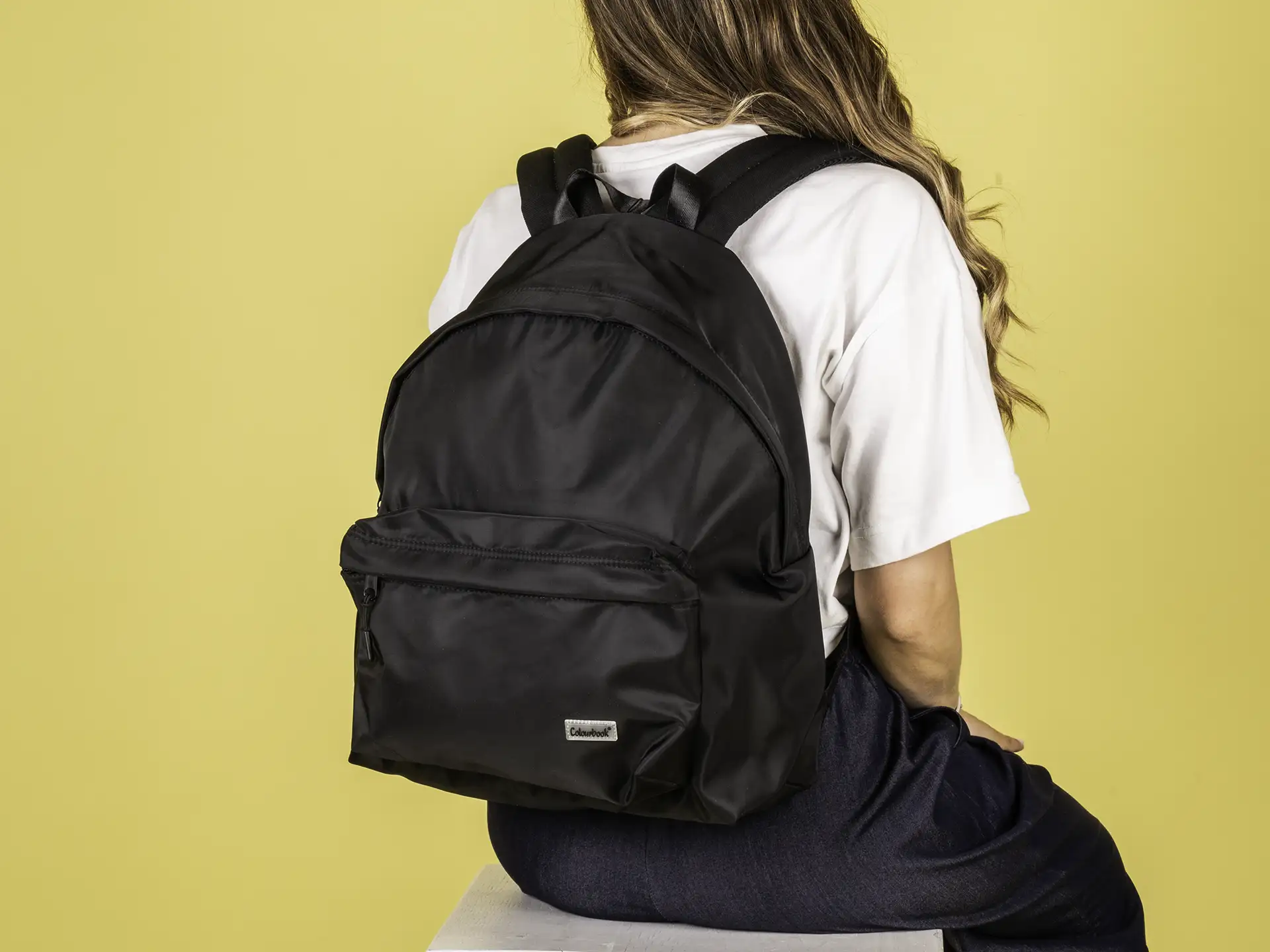 Colourbook Zaino Trend Satin - Nero