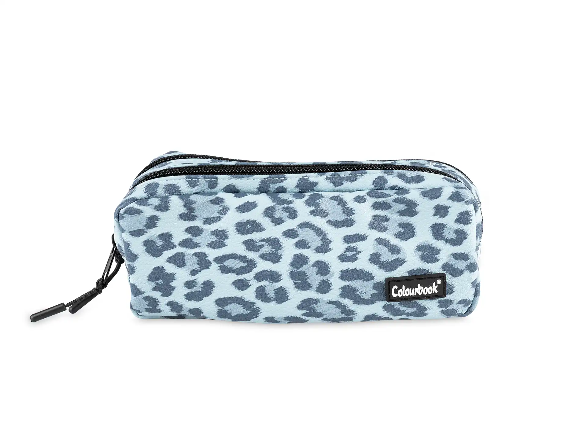 Colourbook Astuccio due scomparti Savana - Azzurro