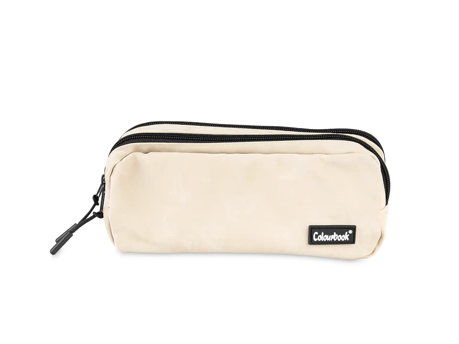 Colourbook Astuccio due scomparti Dune - Crema