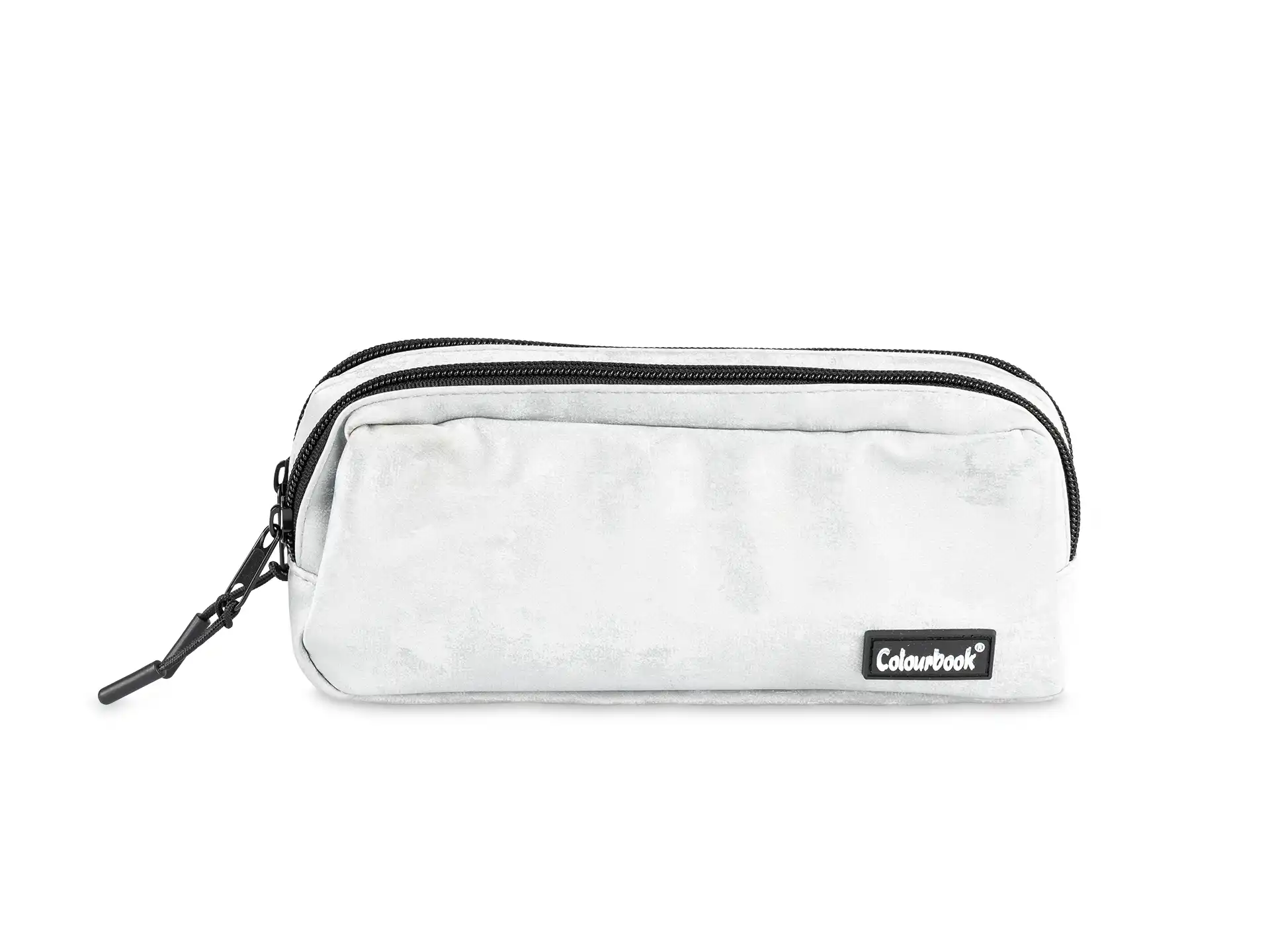 Colourbook Astuccio due scomparti Dune - Grigio