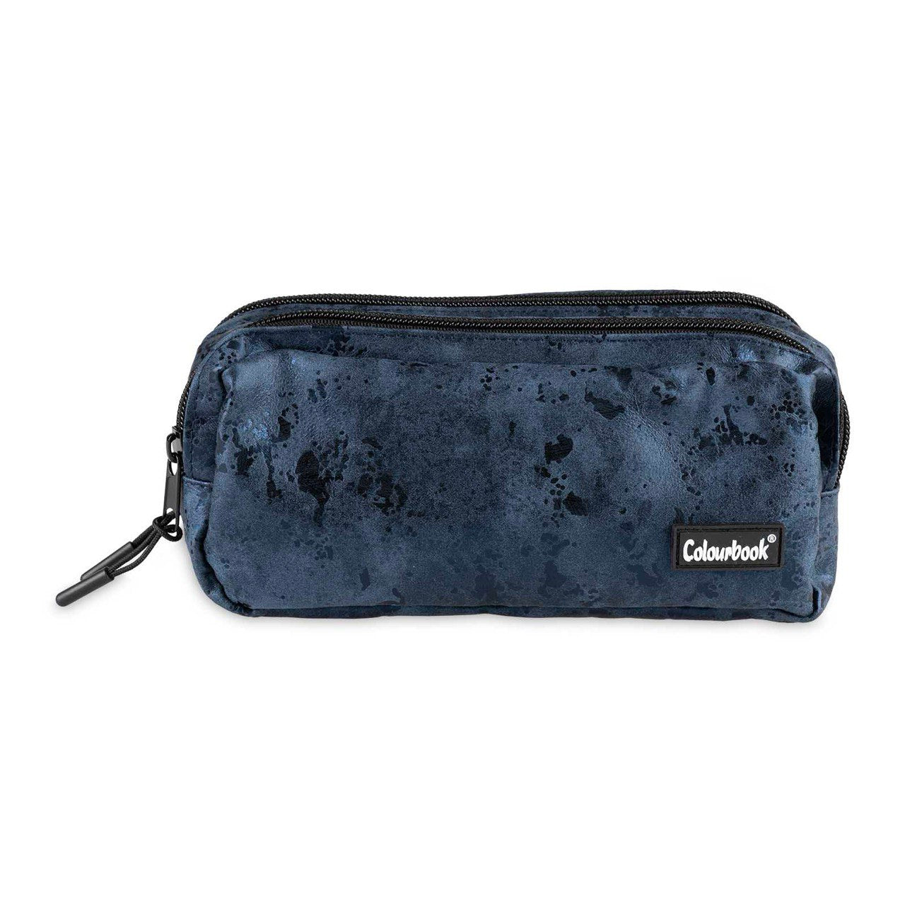 Colourbook Astuccio due scomparti Kinetic - Blue