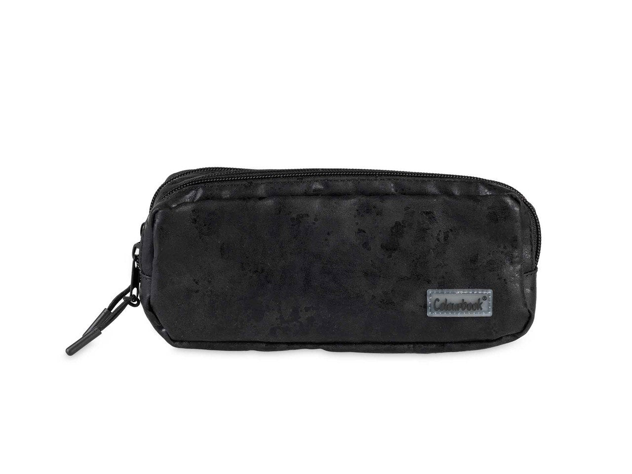 Colourbook Astuccio due scomparti Kinetic - Nero