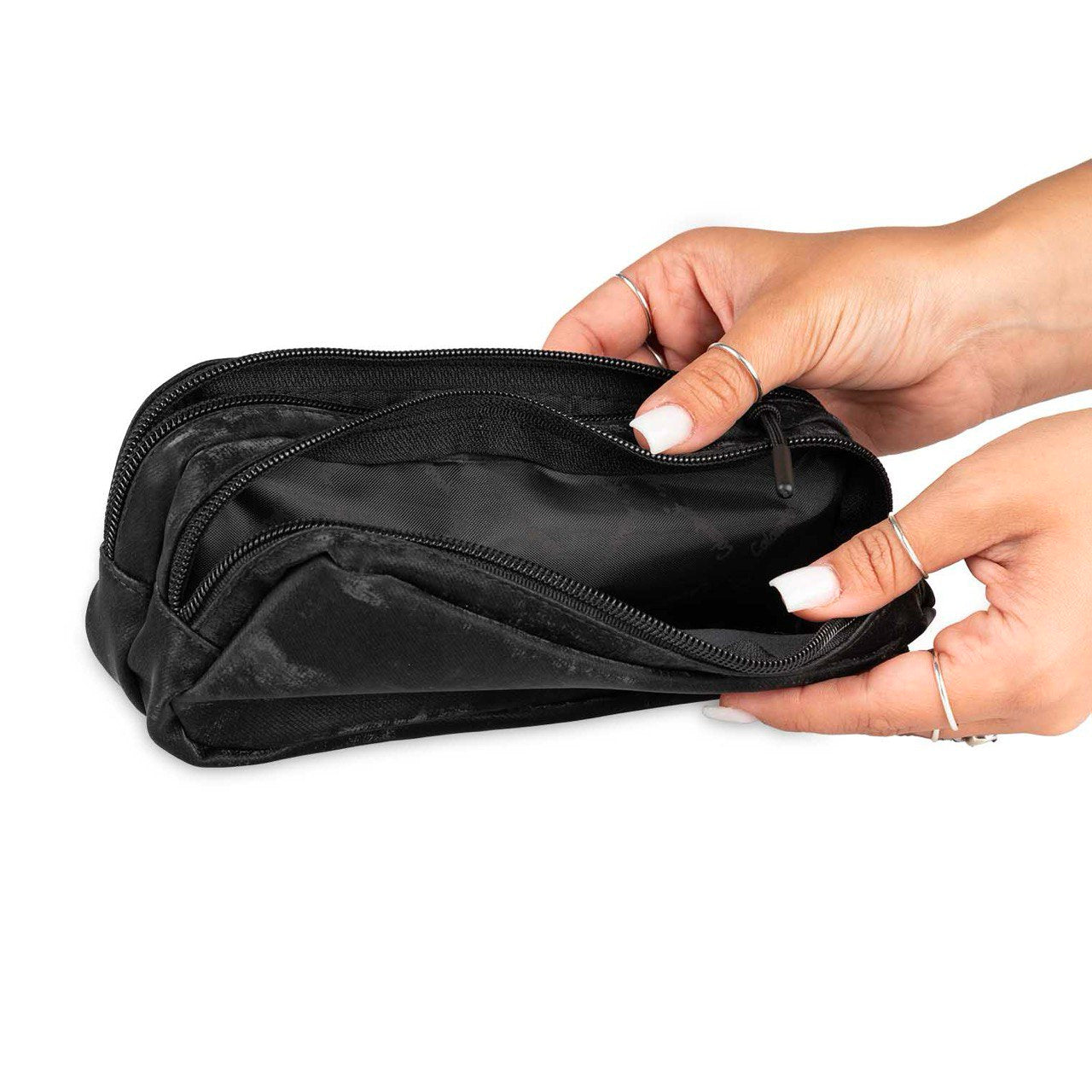 Colourbook Astuccio due scomparti Kinetic - Nero